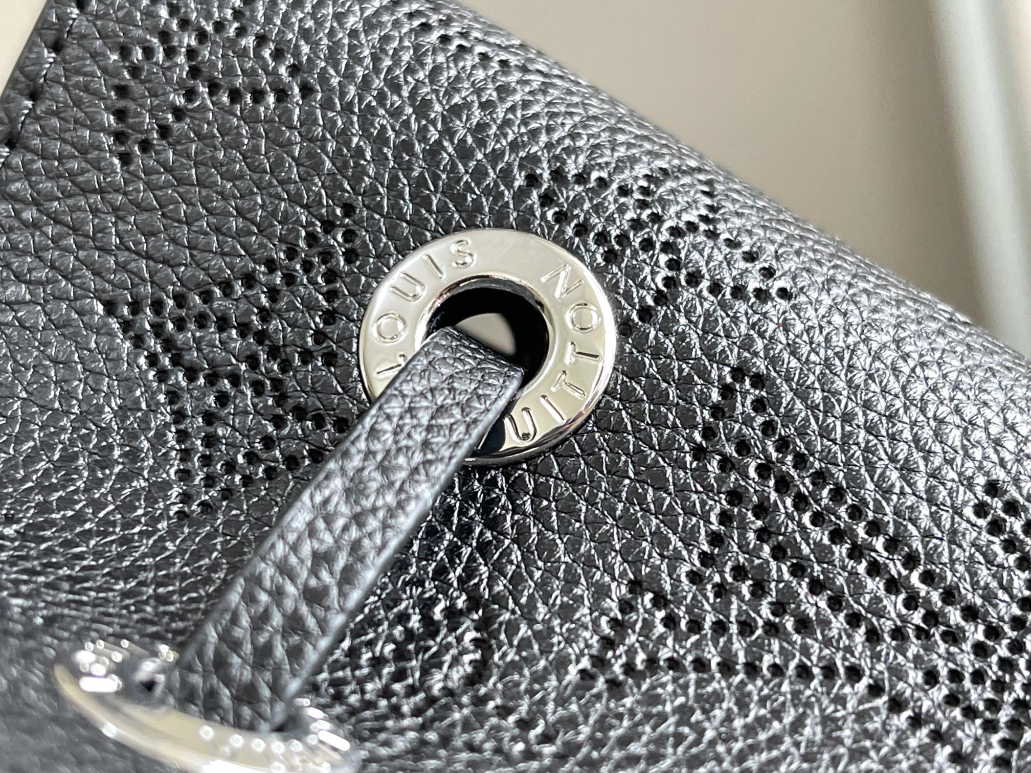 Louis Vuitton Bella Monogram Calfskin Bucket Bag - Image 8