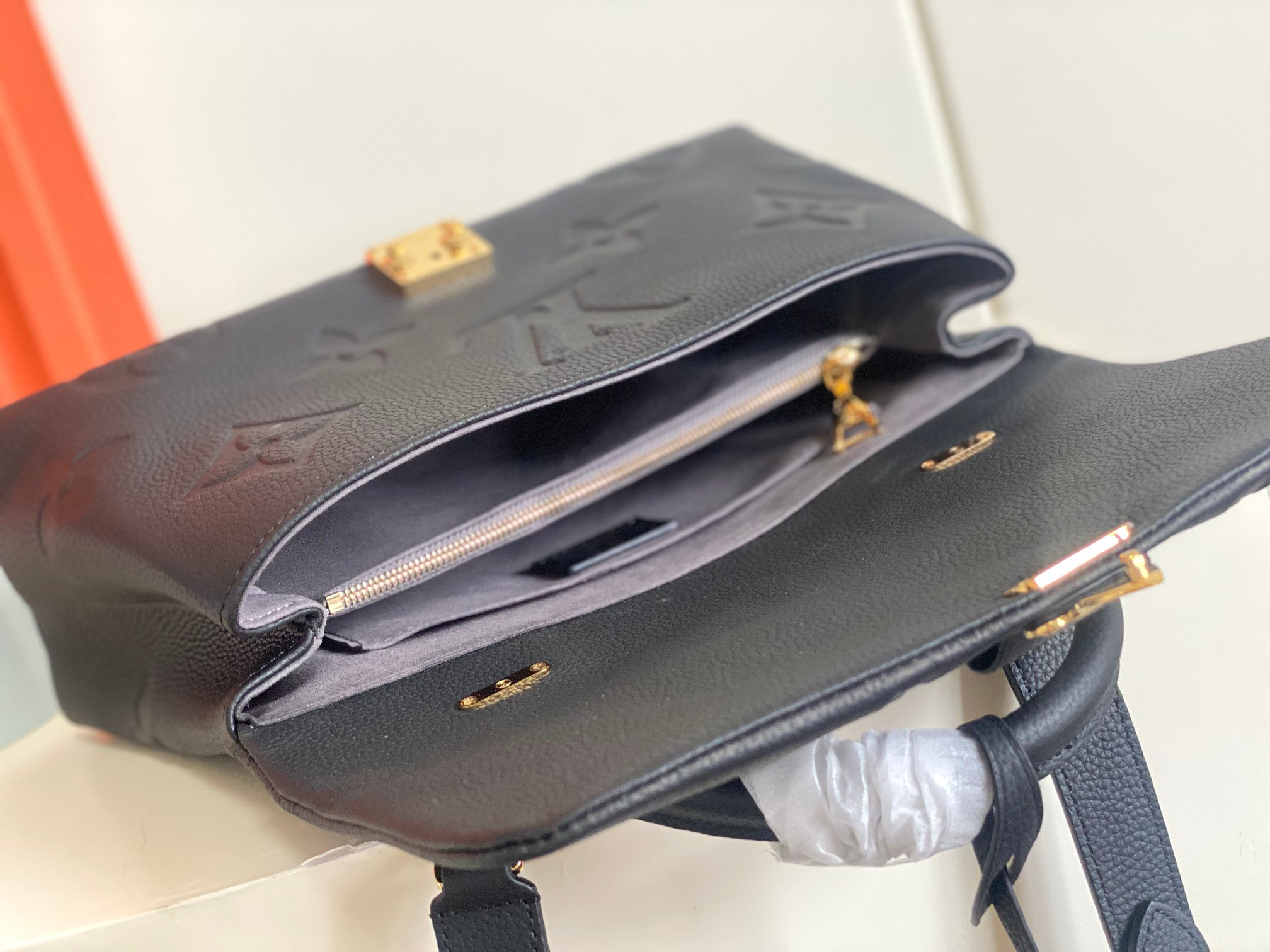Louis Vuitton Madeleine Medium Handbag in Monogram Empreinte Leather - Image 8