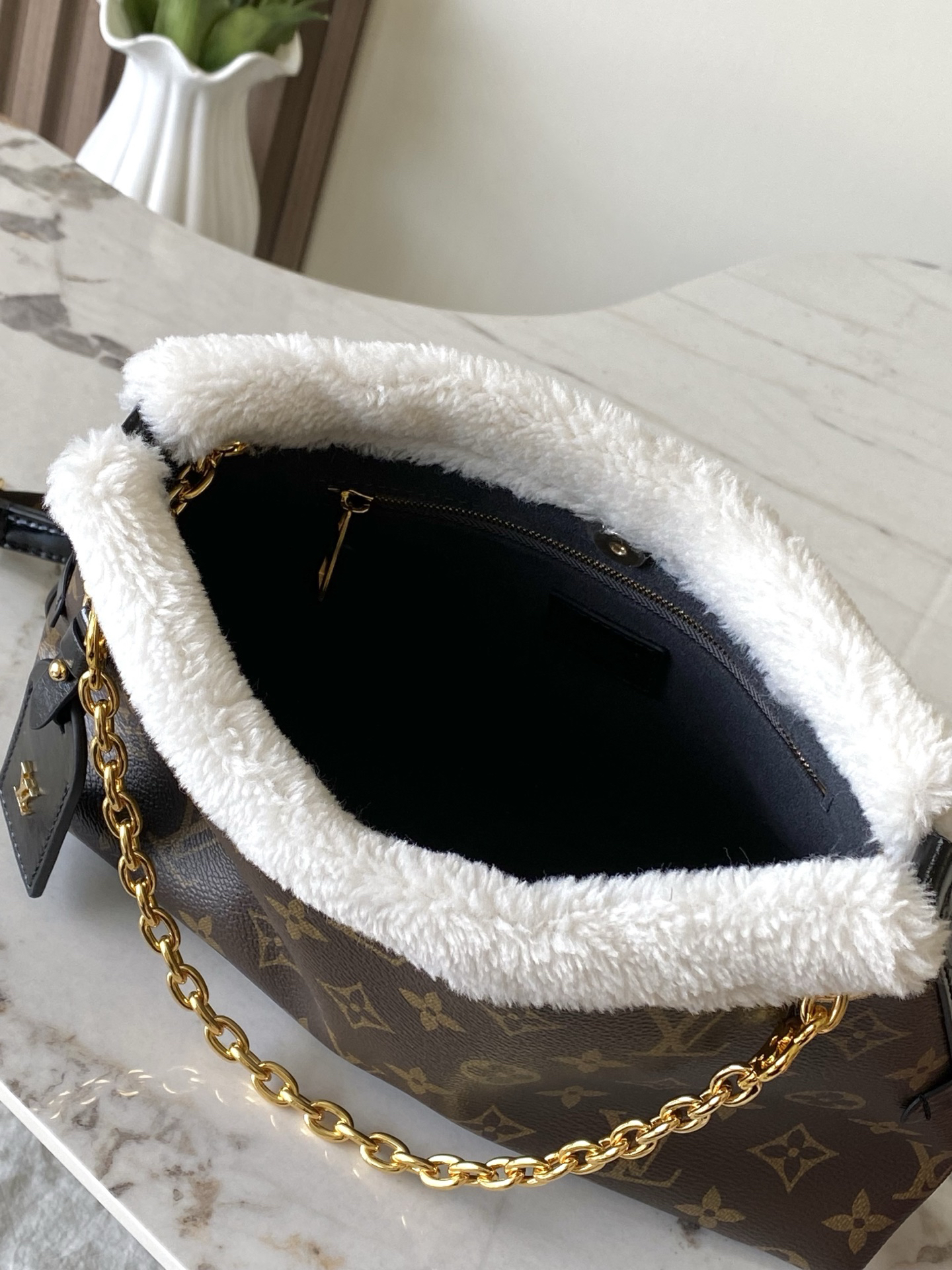 Louis Vuitton CarryAll BB Monogram Canvas Crossbody Bag - Image 8