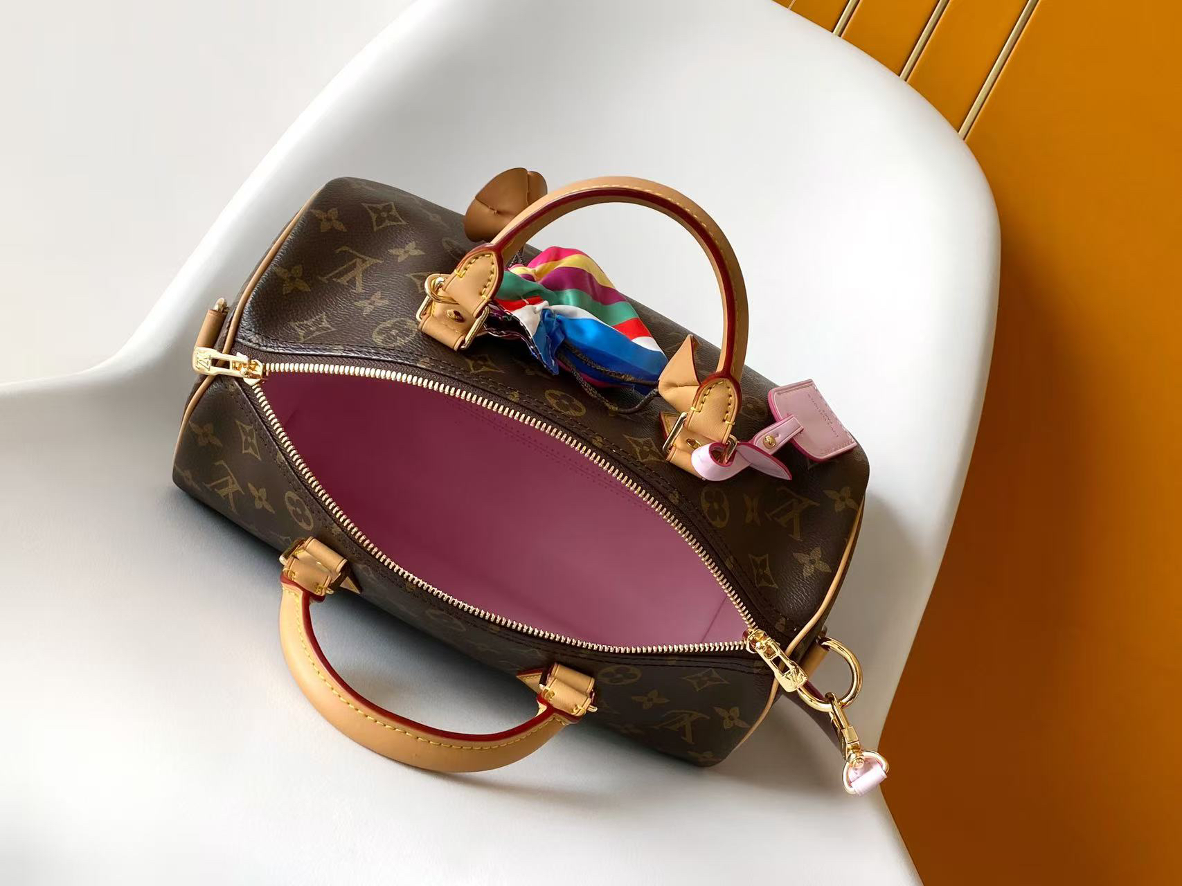 Louis Vuitton Speedy Soft 30 Boho Monogram Handbag - Image 8
