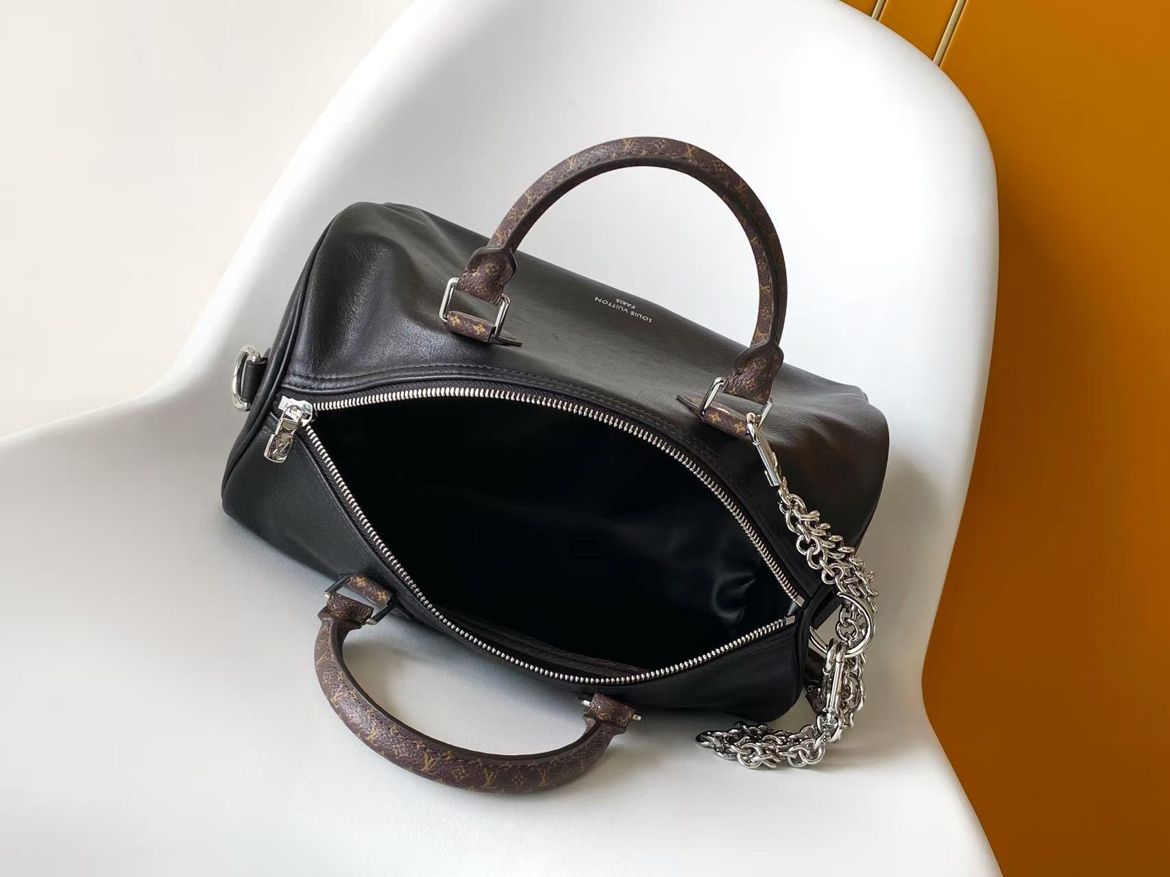 Louis Vuitton Speedy Soft 30 Boho Handbag in Monogram Coated Canvas - Image 8