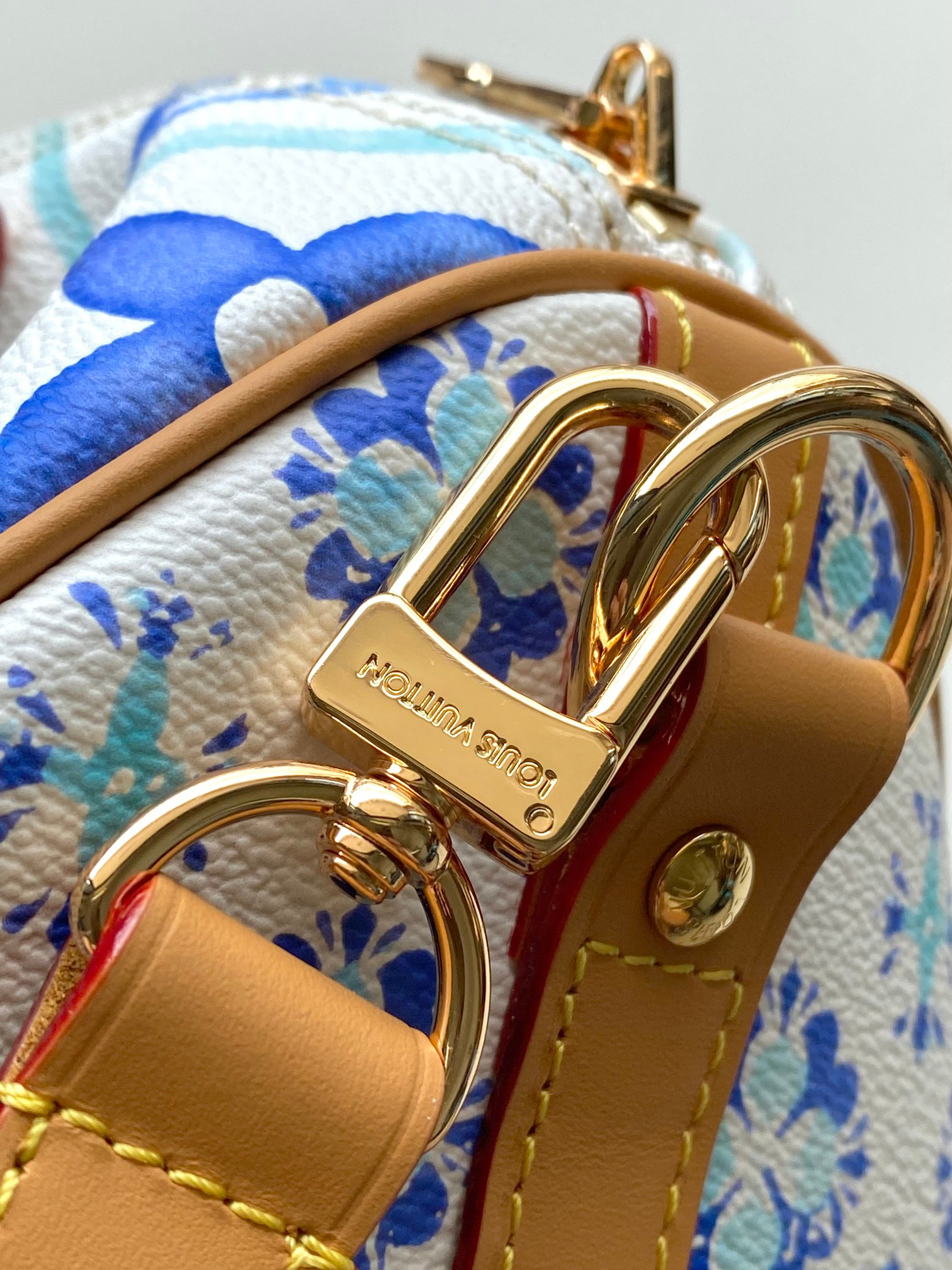 Louis Vuitton Speedy Bandouliere 25 Handbag - Blue - Image 8