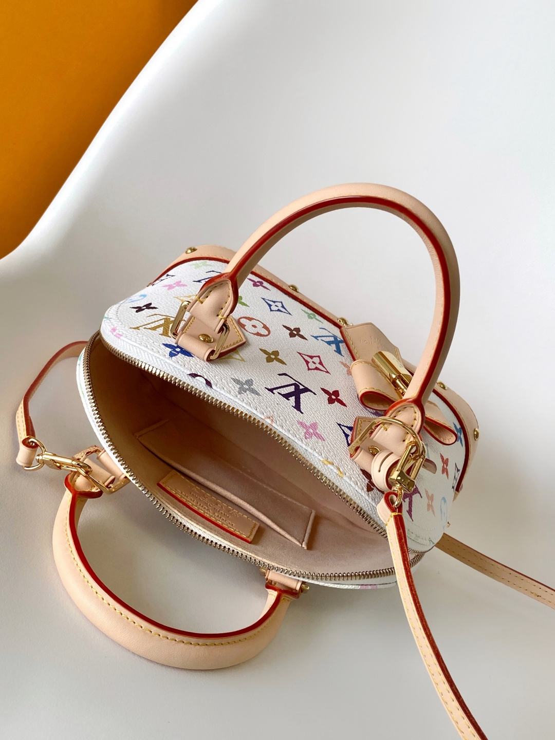 Louis Vuitton Alma BB Handbag – Monogram Canvas x Takashi Murakami - Image 8