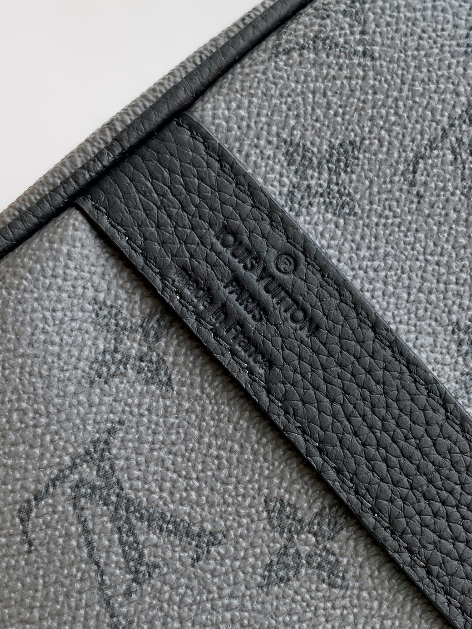 Louis Vuitton Keepall Bandouliere 35 Travel Bag in Monogram Eclipse - Image 8