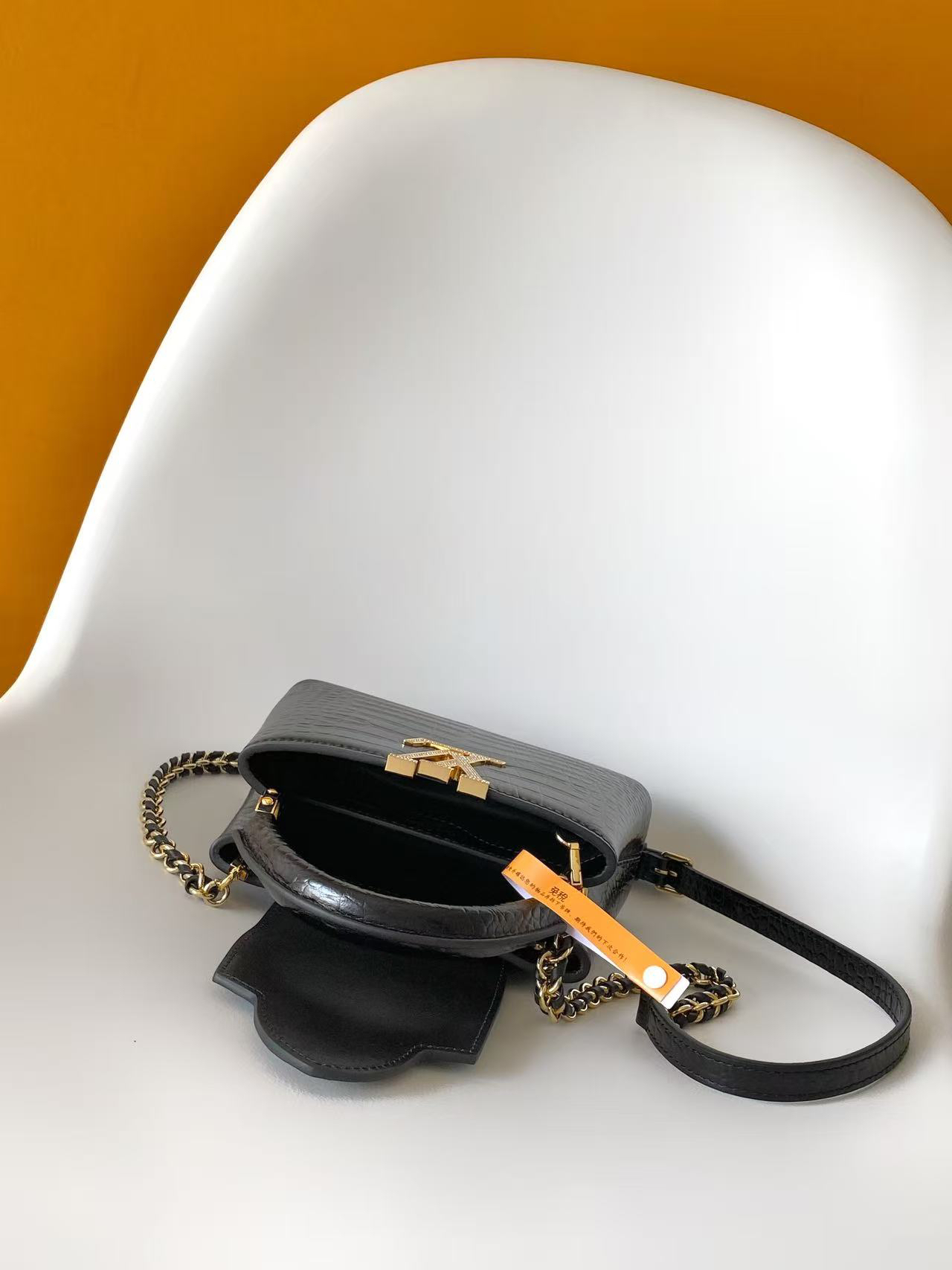 Louis Vuitton Capucines Mini Handbag – Taurillon Leather, Multiple Colors - Image 8