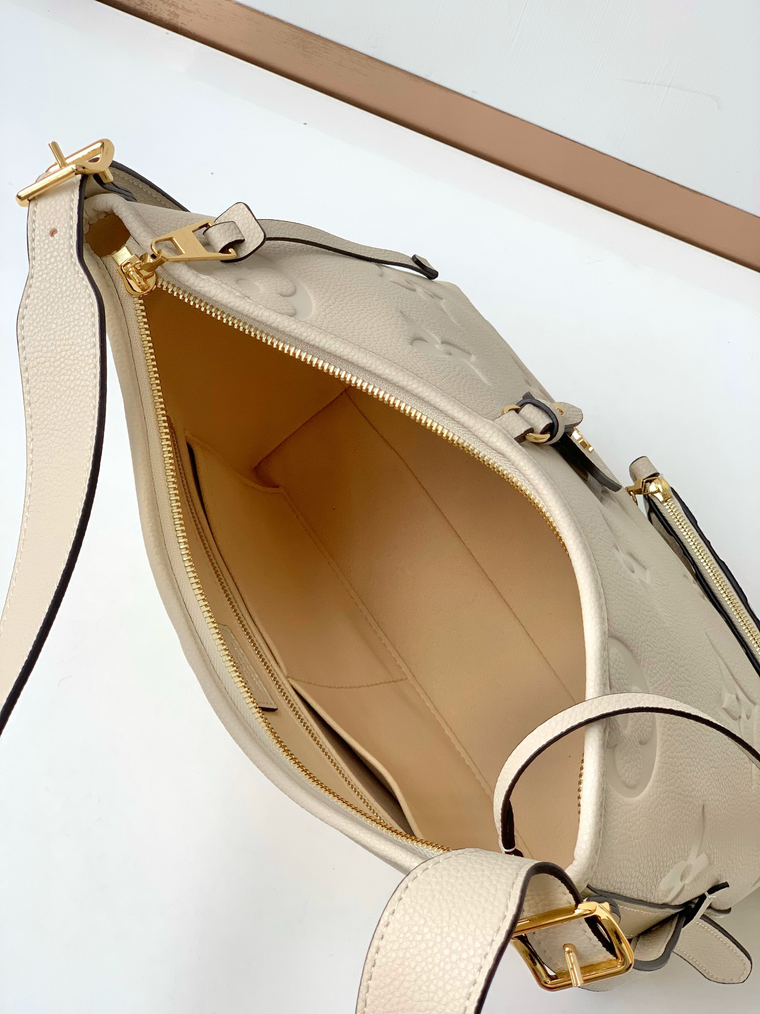 Louis Vuitton CarryAll Small Bag in Monogram Empreinte Leather - Image 8