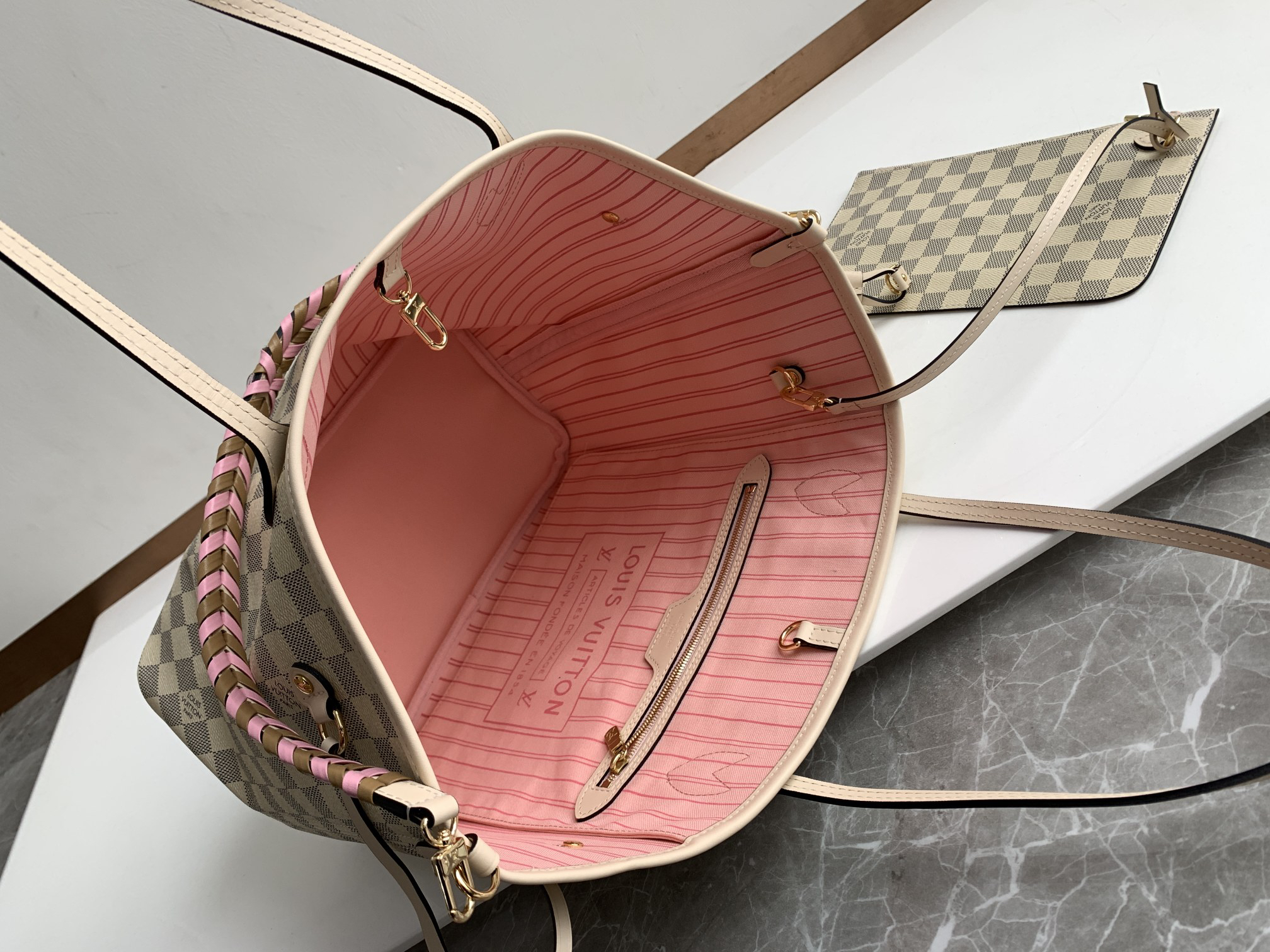 Louis Vuitton Neverfull Classic Tote Bag N45295 - Image 8