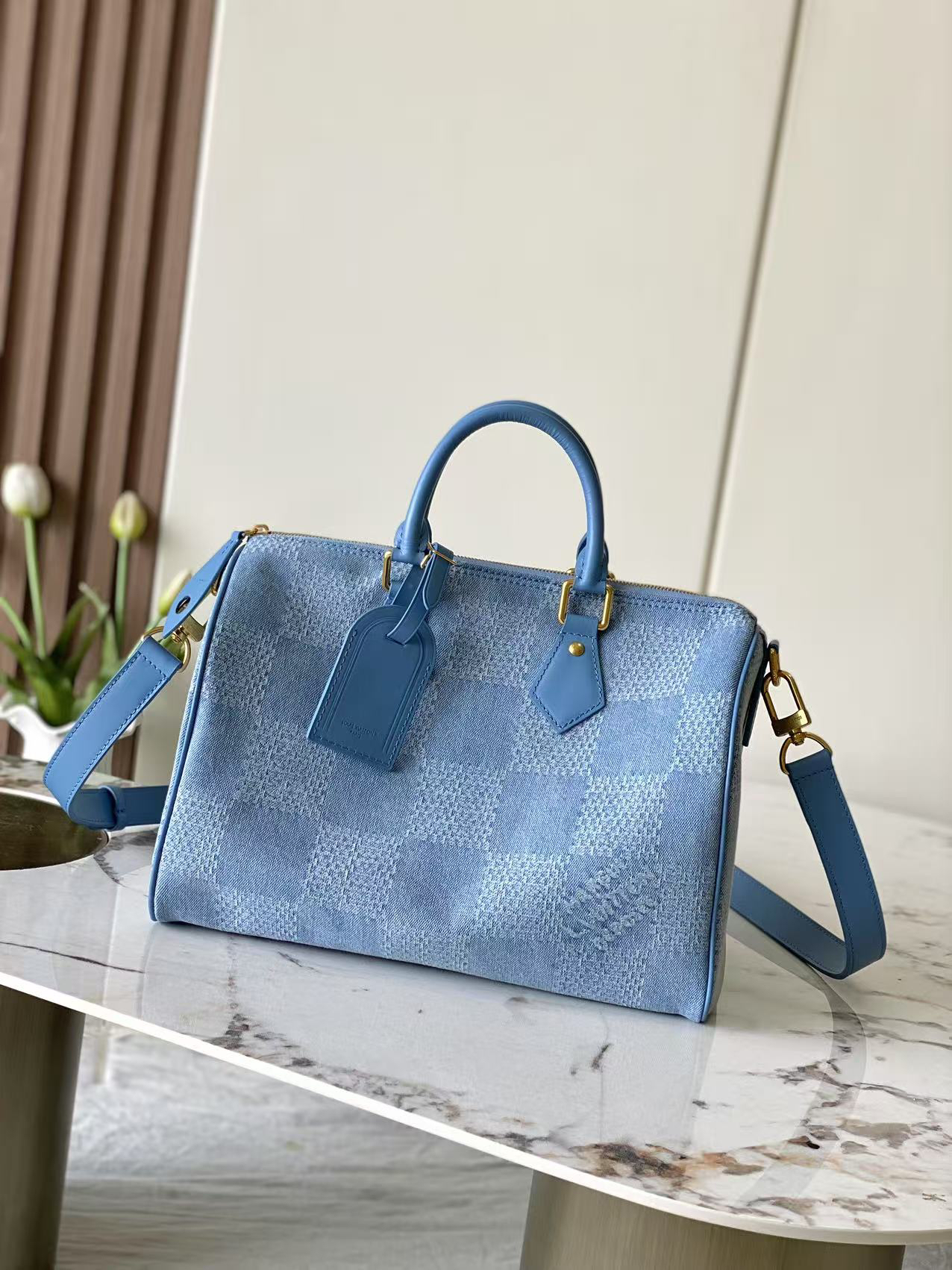 Louis Vuitton Speedy 30 Bandouliere Crossbody Handbag - Image 8