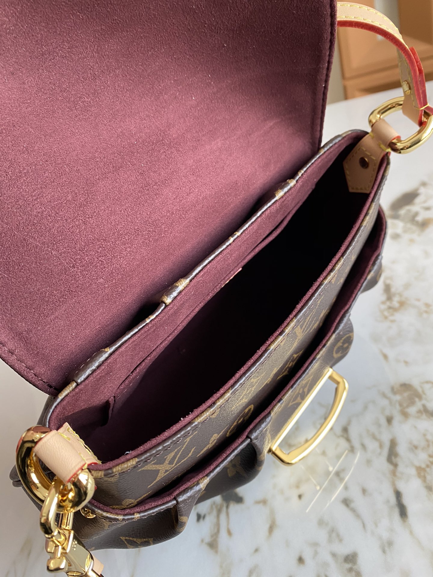 Sunset Monogram Canvas Handbag - Image 8