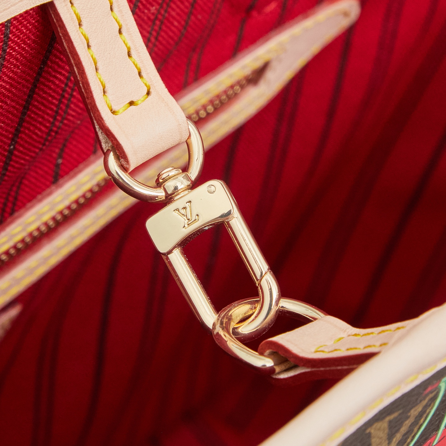 Louis Vuitton Neverfull MM Monogram Cherry Tote Bag M13263 - Image 8