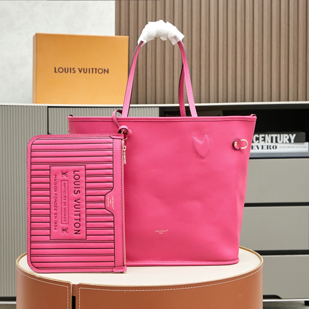 Louis Vuitton Neverfull MM Tote Bag in Damier Azur Canvas - Image 8