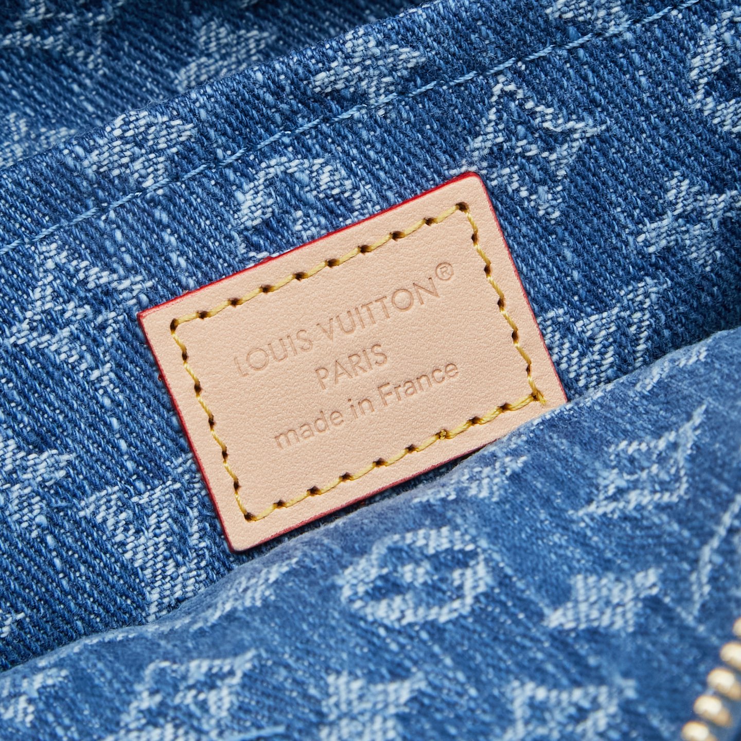 Louis Vuitton Speedy Bandouliere 30 Denim Handbag - Image 8