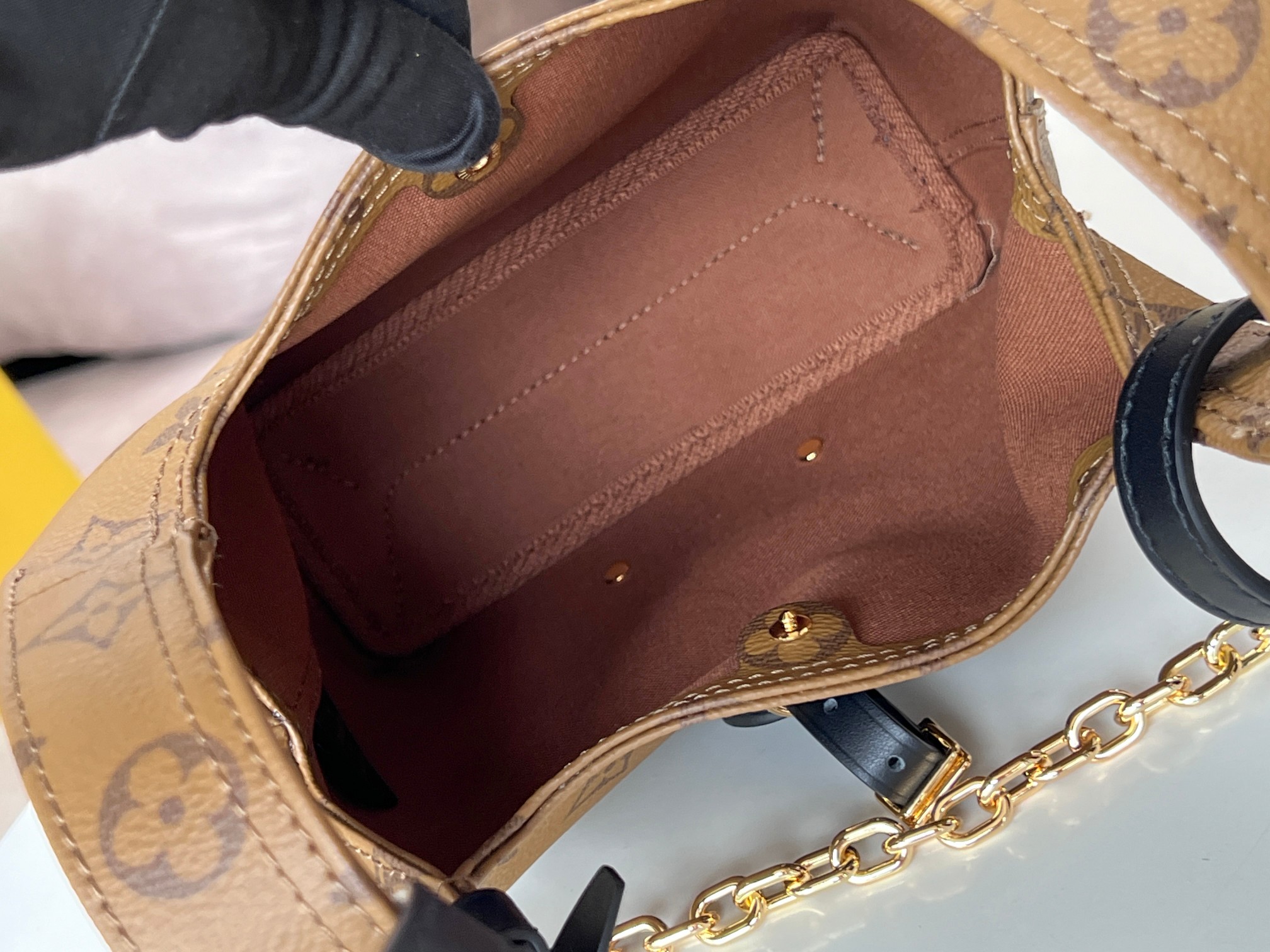 Louis Vuitton Atlantis BB Handbag M46816 in Monogram Reverse Canvas - Image 8