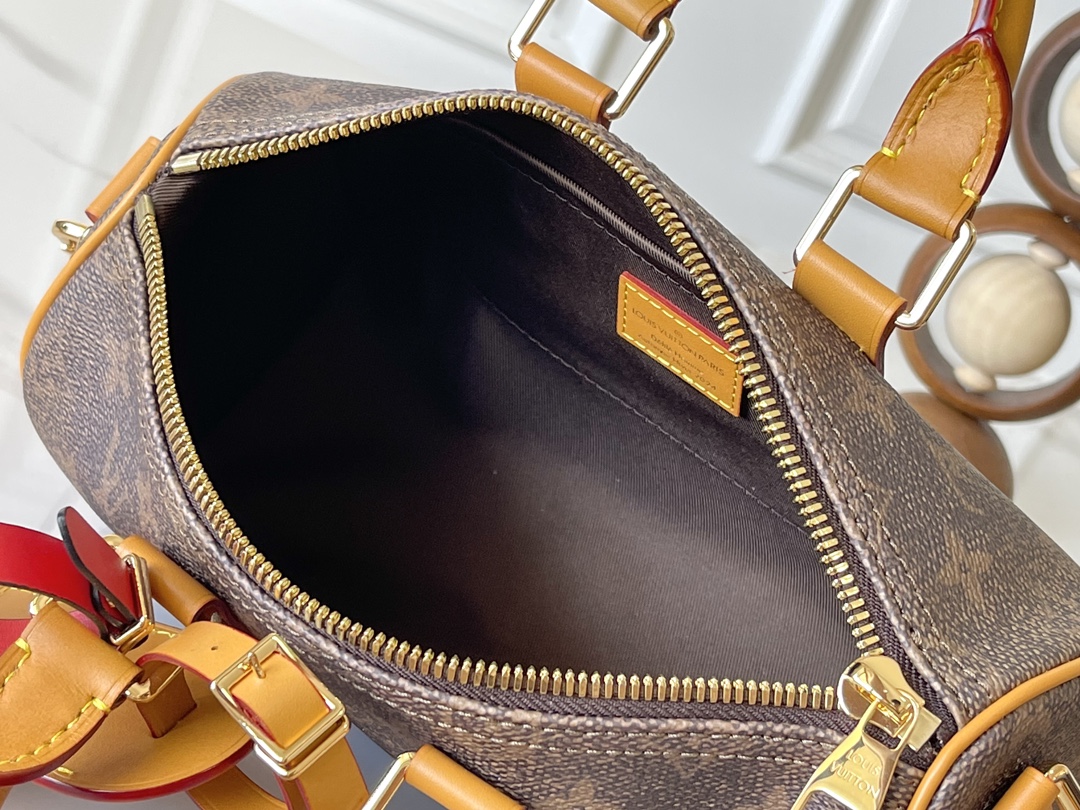 Keepall Bandouliere 25 Travel Bag in Monogram Dust Canvas - Image 8