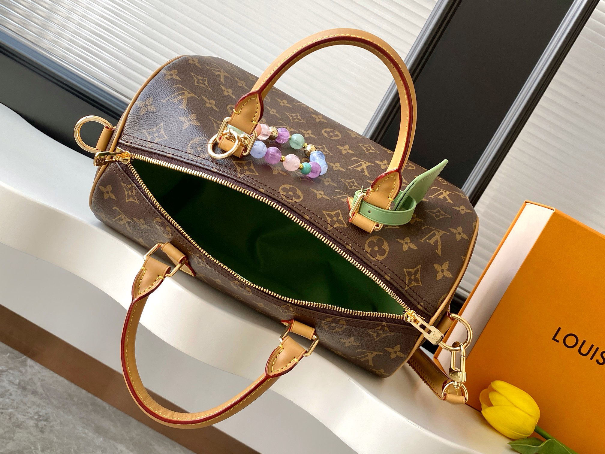 Speedy Soft 30 Lucky Handbag - Image 8