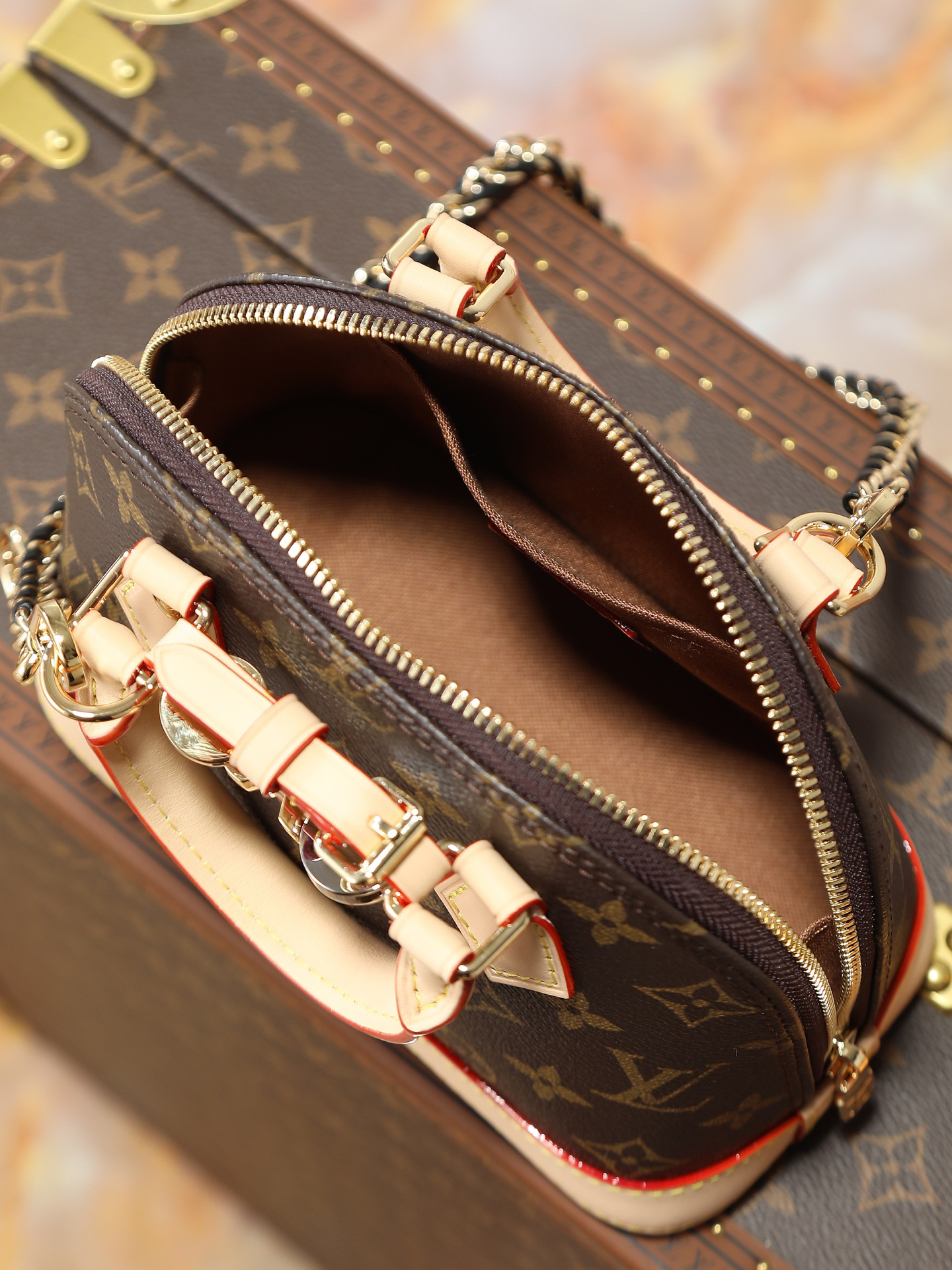 Louis Vuitton Nano Alma Monogram Canvas Handbag - Image 8