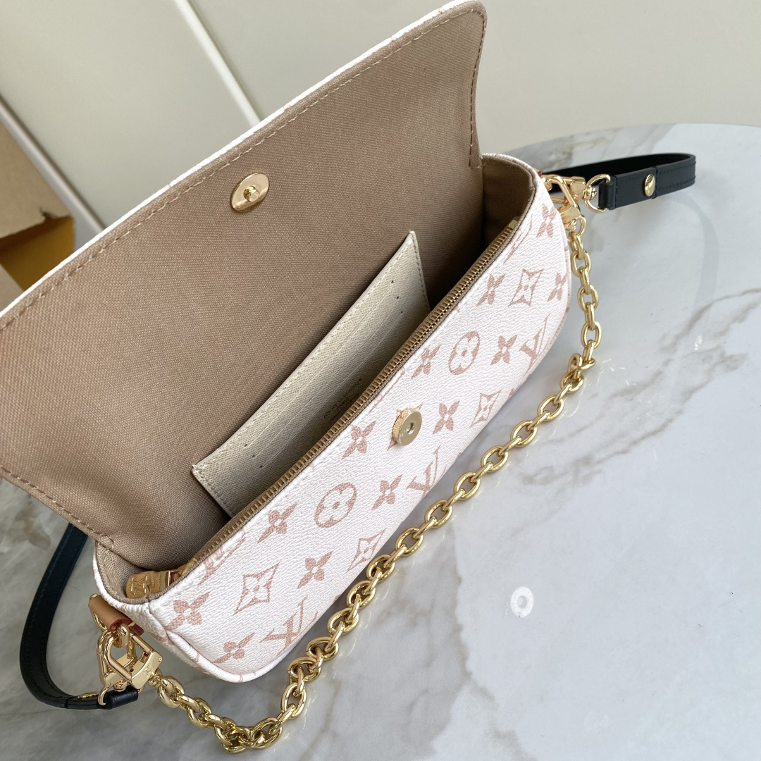 Wallet on Chain Ivy Monogram Canvas Shoulder Bag - Image 8