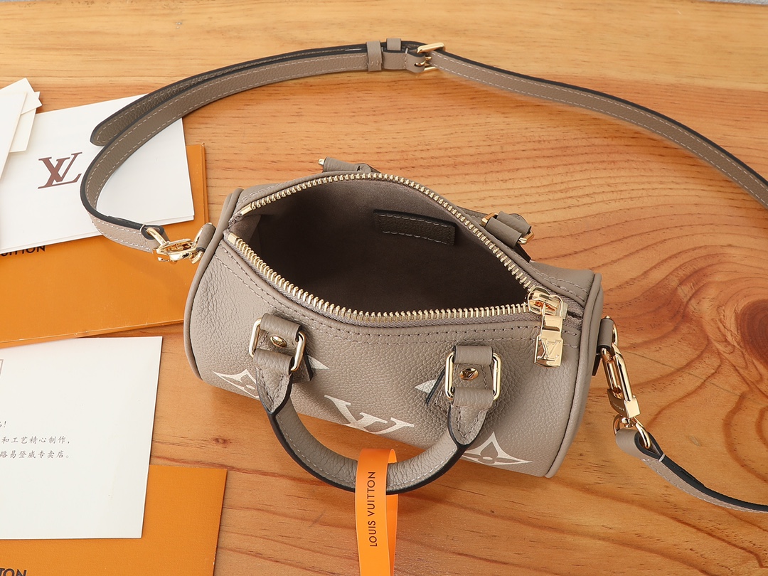 Louis Vuitton Nano Speedy Monogram Empreinte Leather Bag - Image 8