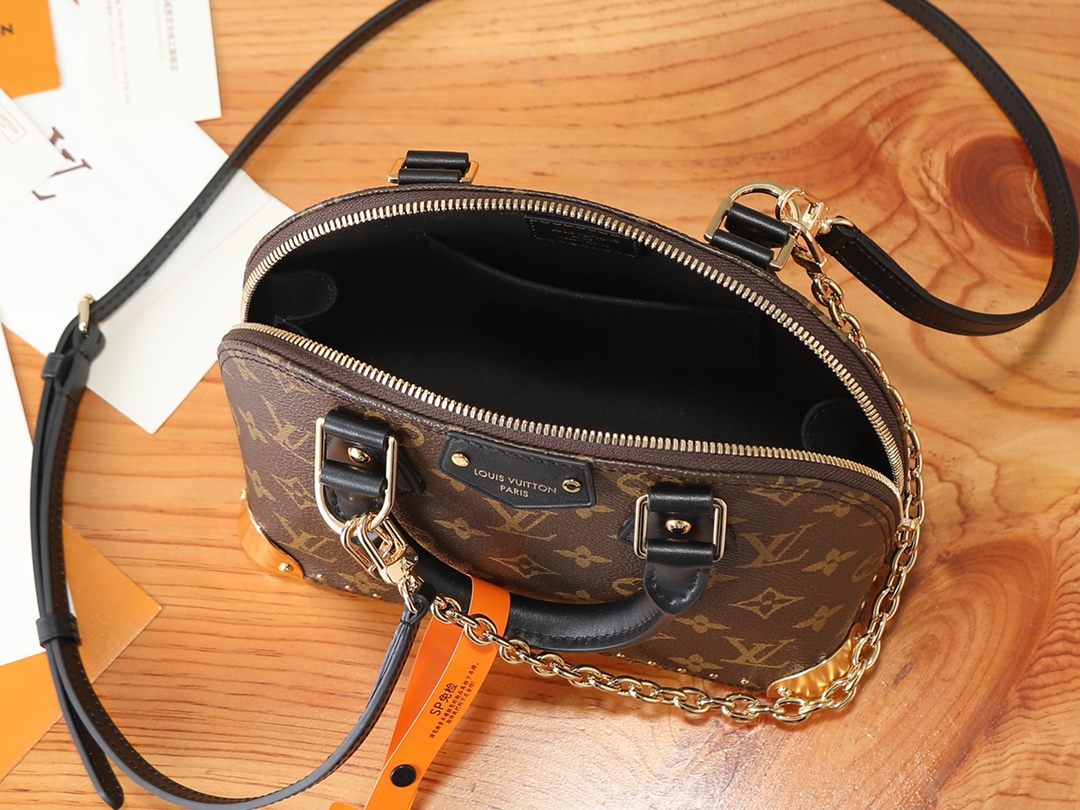 Alma BB Trunk Monogram Canvas Shoulder Bag - Image 8