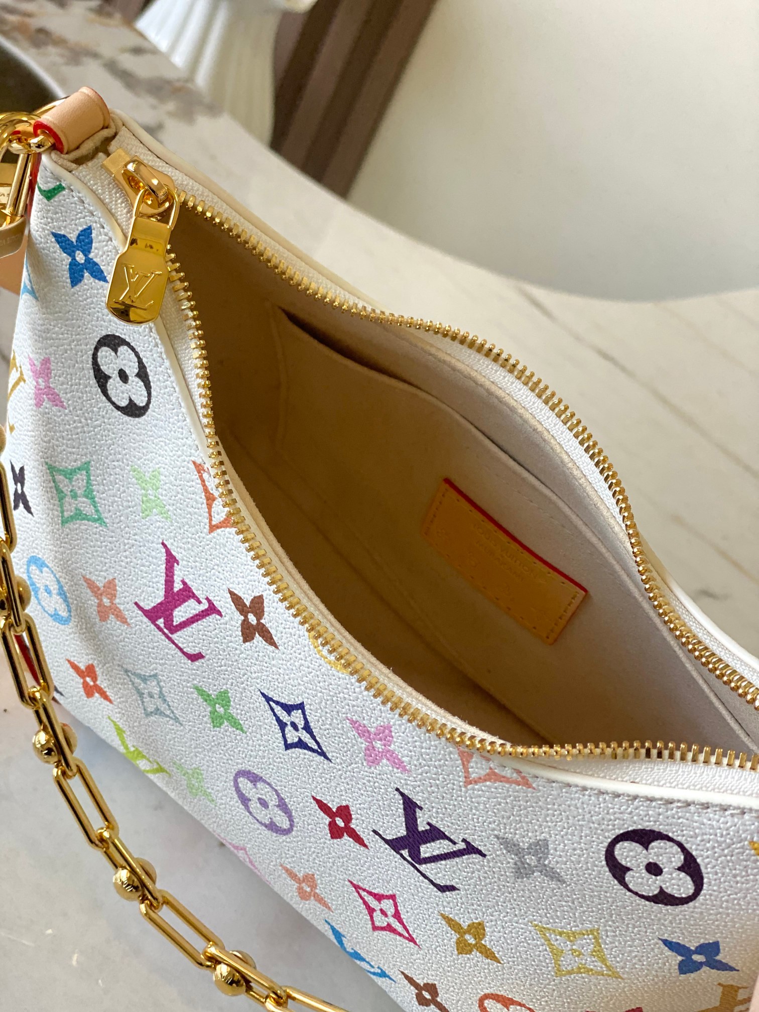 Louis Vuitton Boulogne Monogram Shoulder Bag - Image 8