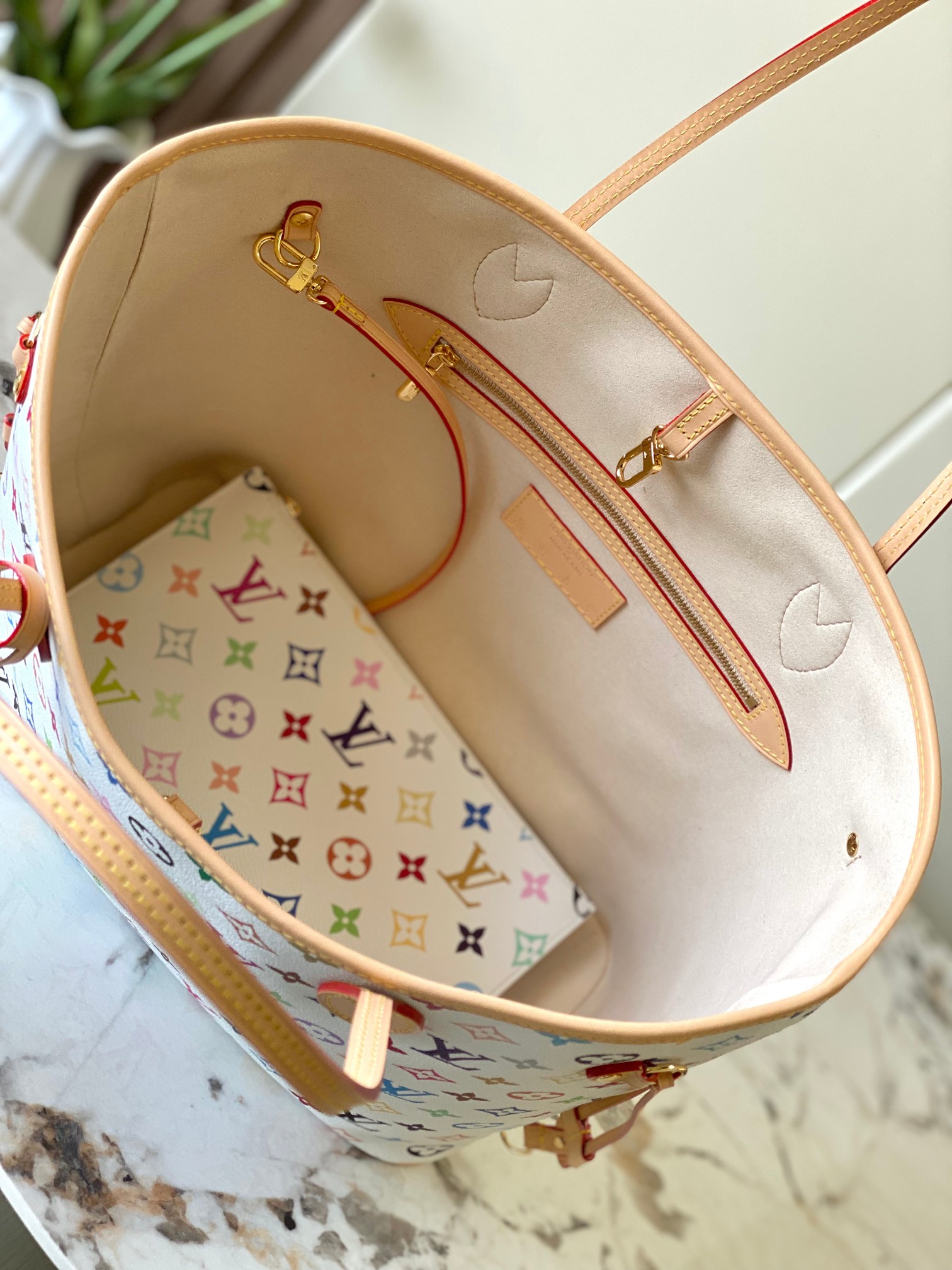 Neverfull Medium Tote Bag M27787 M27839 - Image 8