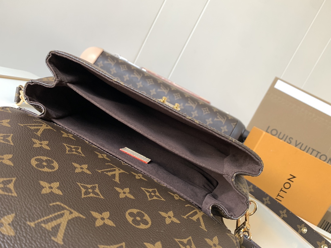 Louis Vuitton Pochette Metis Monogram Canvas Shoulder Bag - Image 8