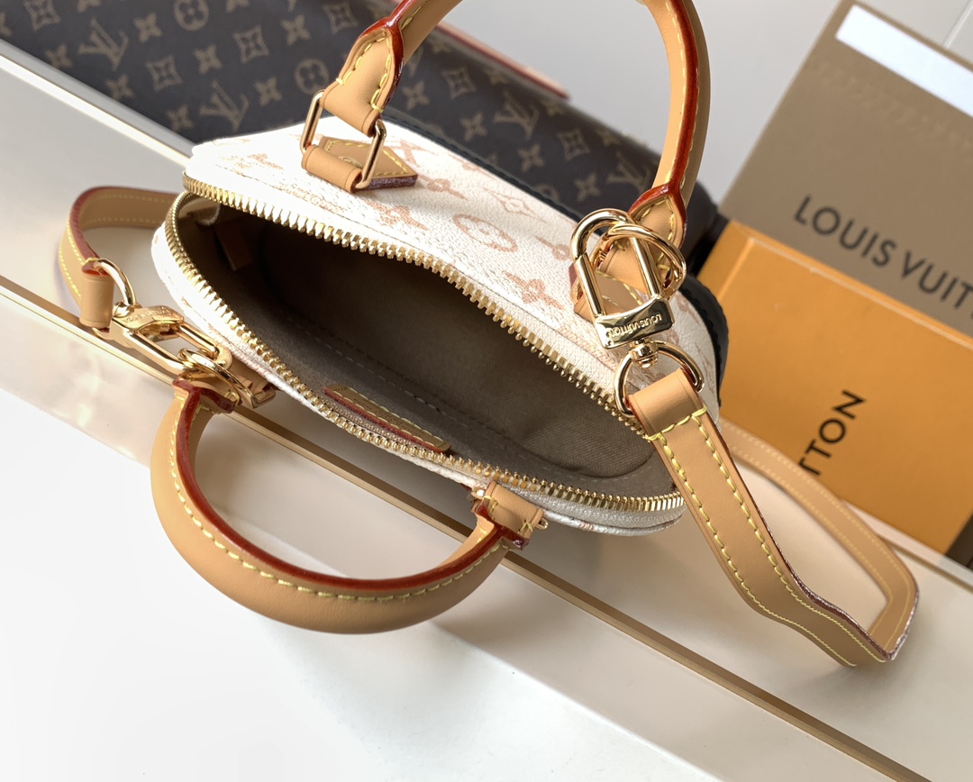 Louis Vuitton Nano Alma Monogram Mini Shell Bag - Image 8