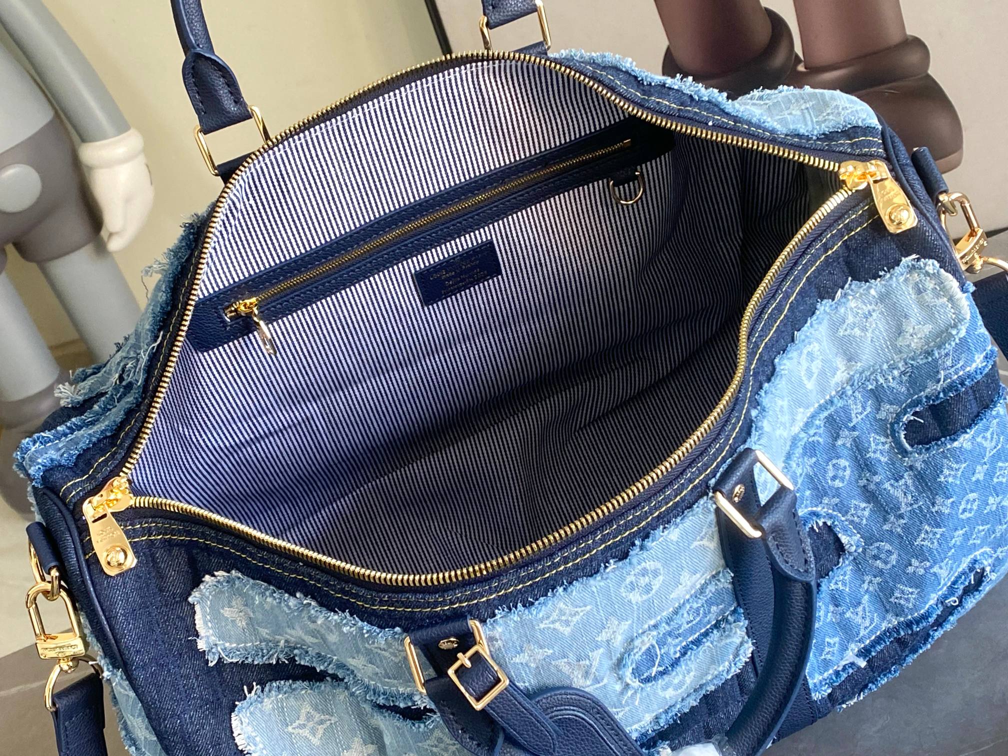 Louis Vuitton Keepall Bandouliere 50 Travel Bag - Image 8