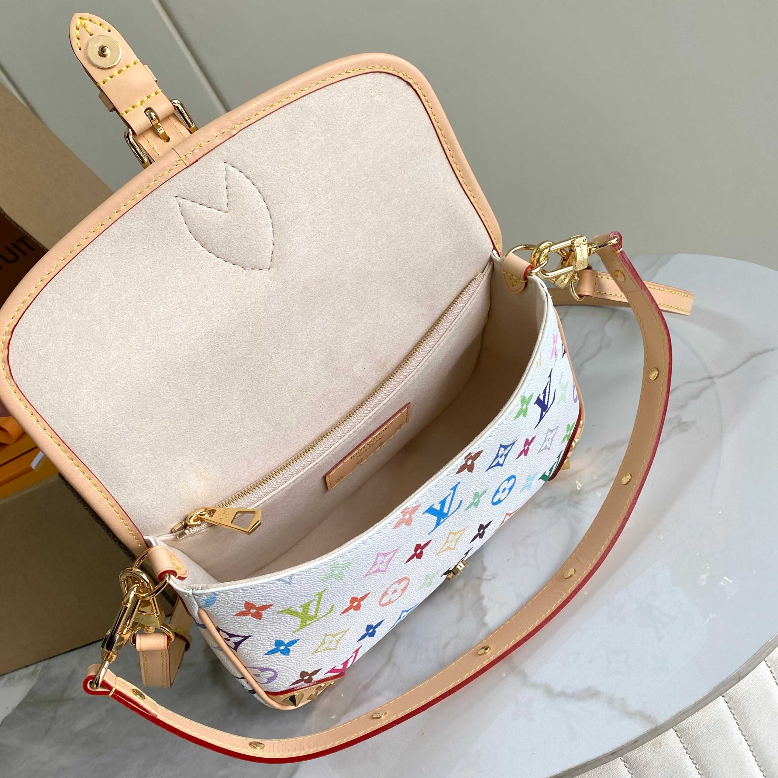 Louis Vuitton x Takashi Murakami Diane Shoulder Bag - Image 8
