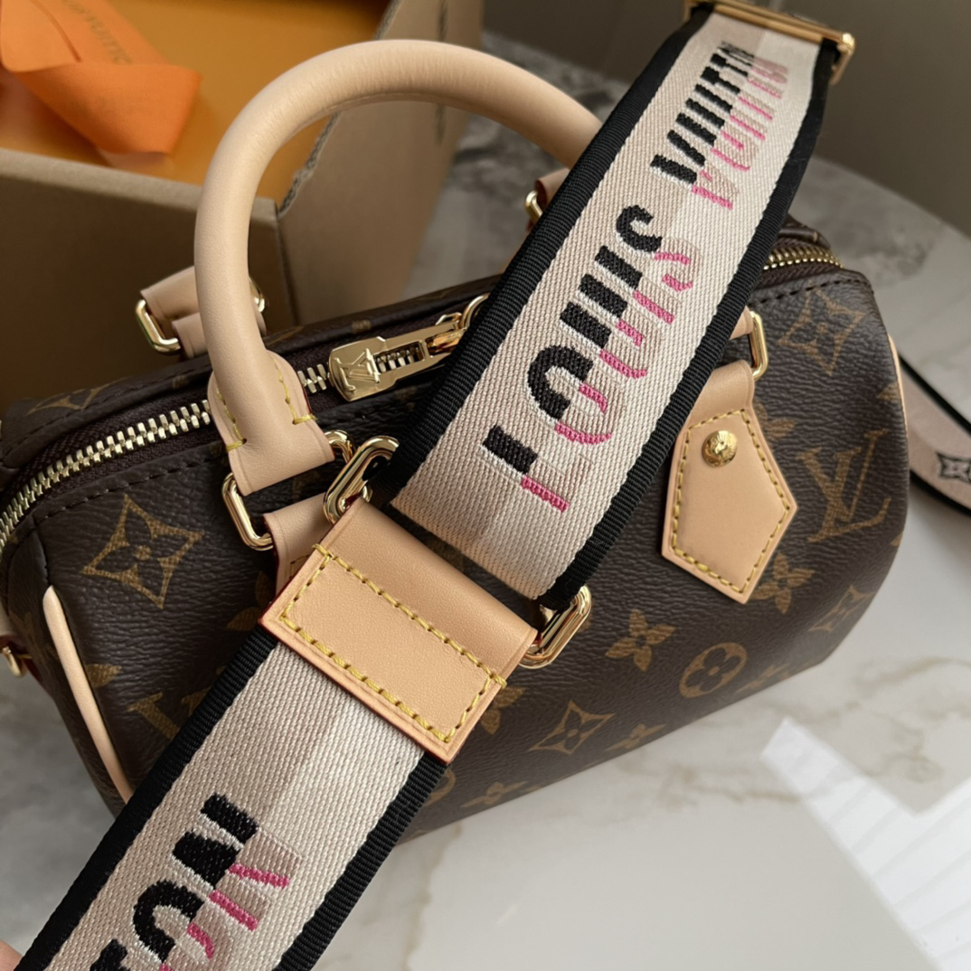 Louis Vuitton Speedy Bandouliere 20 Monogram Canvas Crossbody Bag - Image 8