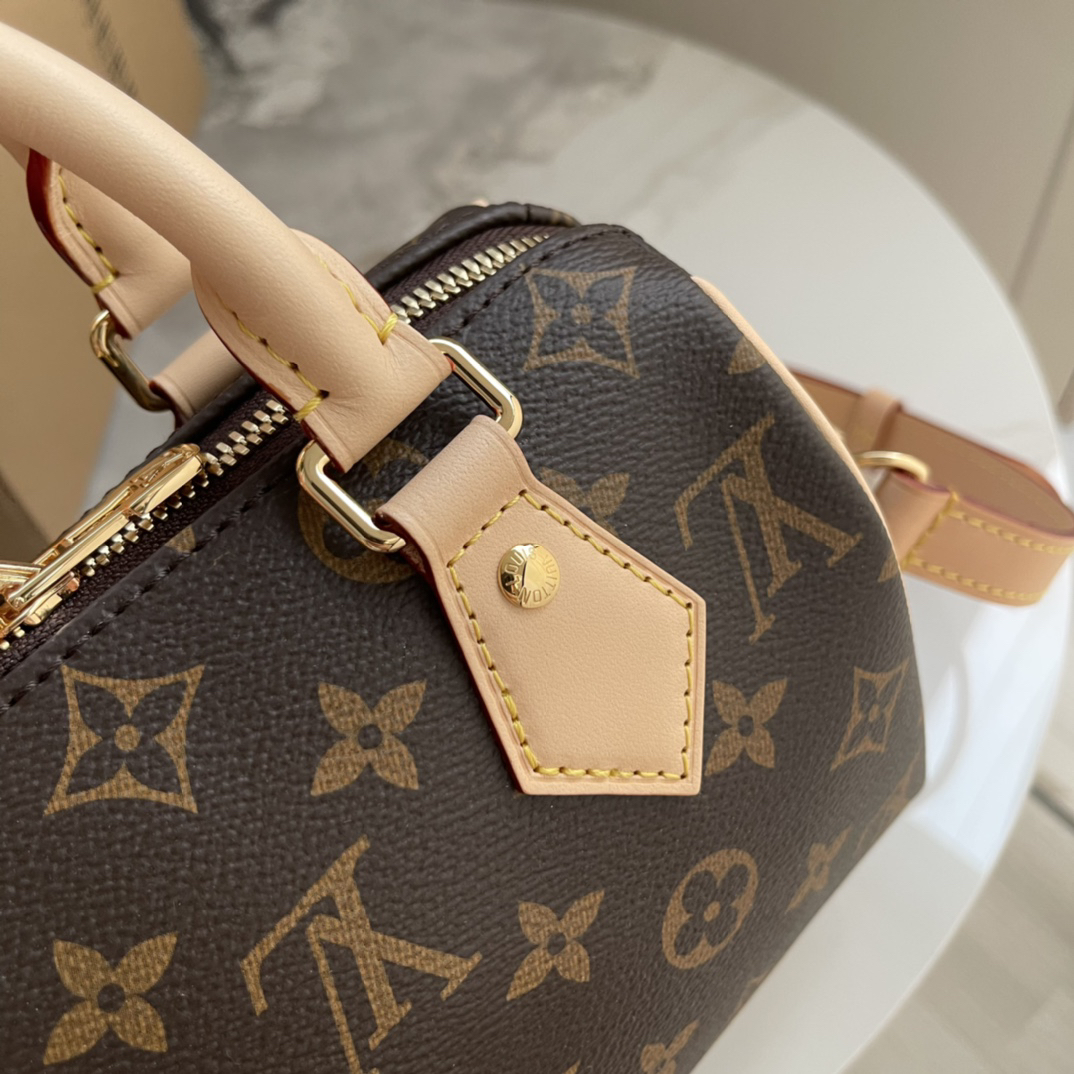 Louis Vuitton Speedy Bandouliere 20 Leather Shoulder Bag - Image 8