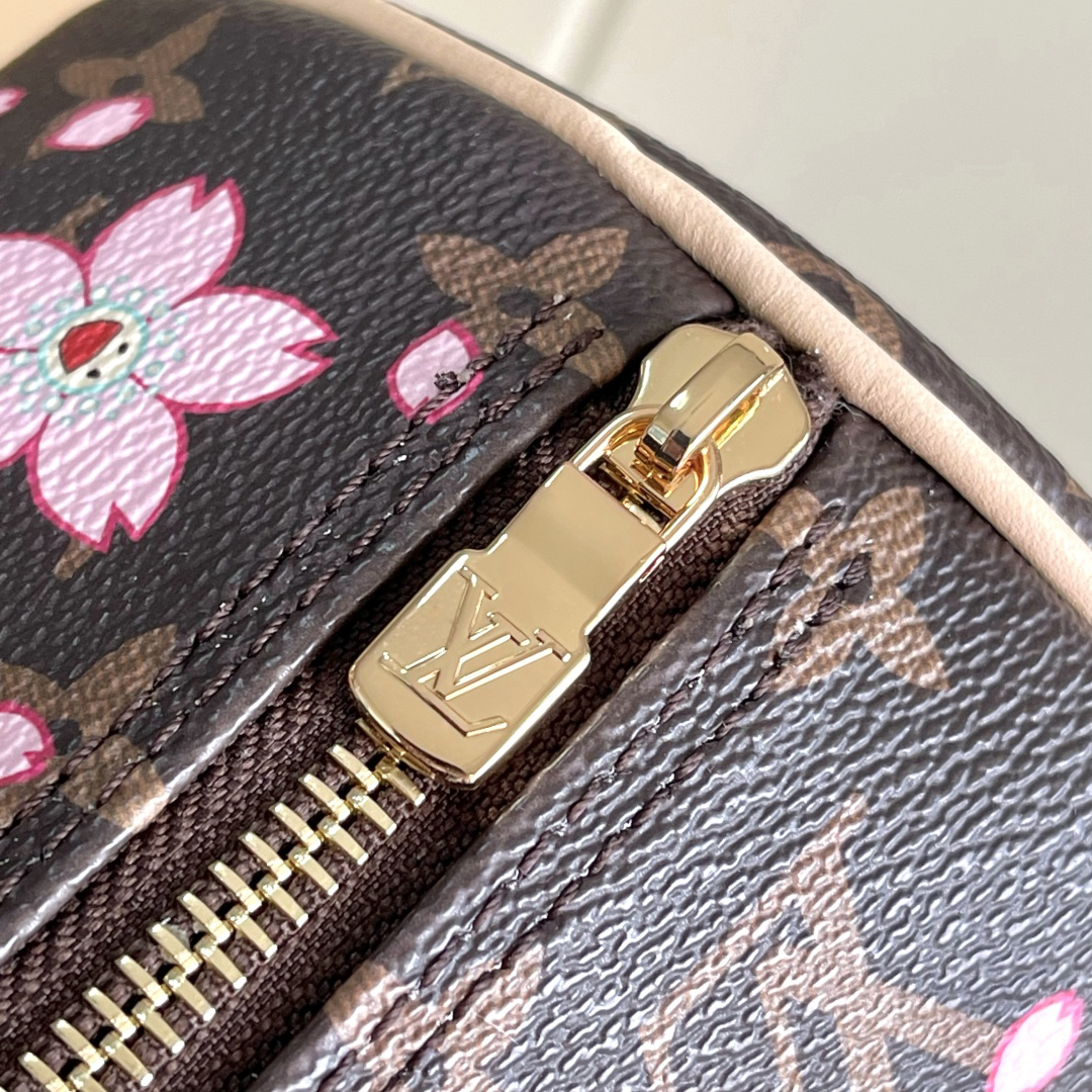 Louis Vuitton x Takashi Murakami Papillon Cherry Blossom Bag - Image 8
