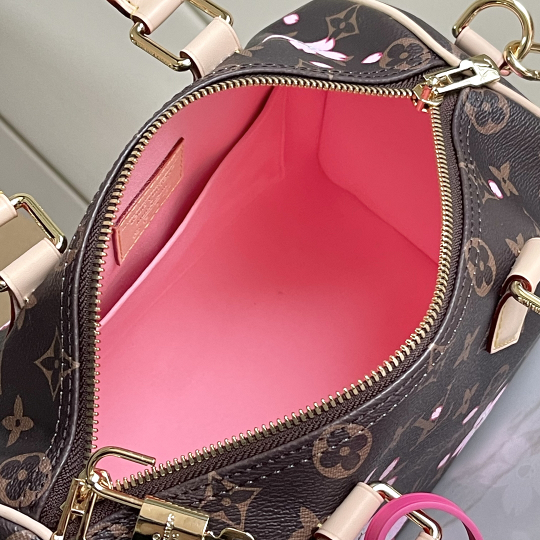 Louis Vuitton x Takashi Murakami Speedy Bandouliere 25 Cherry Blossom Bag - Image 8