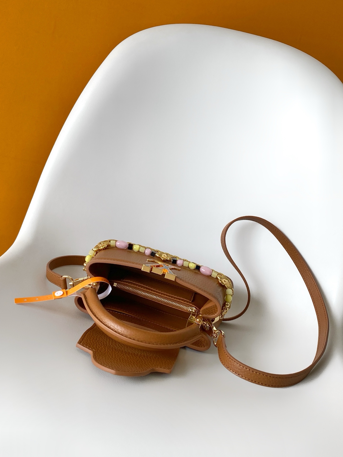 Louis Vuitton Capucines East West Mini Handbag - Image 8