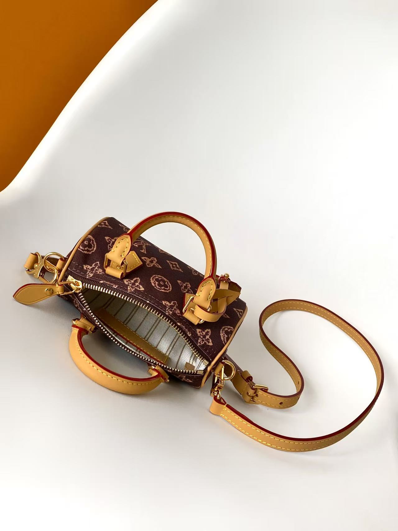 Louis Vuitton Nano Speedy Monogram Canvas Handbag - Image 8