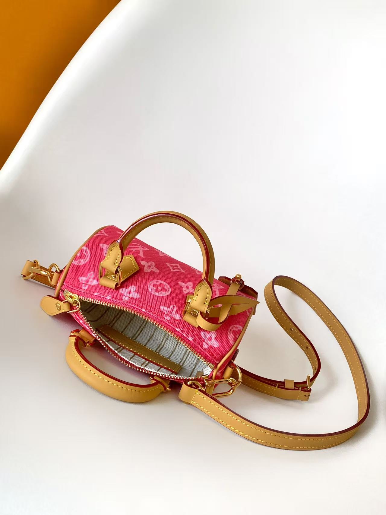 Louis Vuitton Nano Speedy Monogram Handbag M28323 / M28322 - Image 8