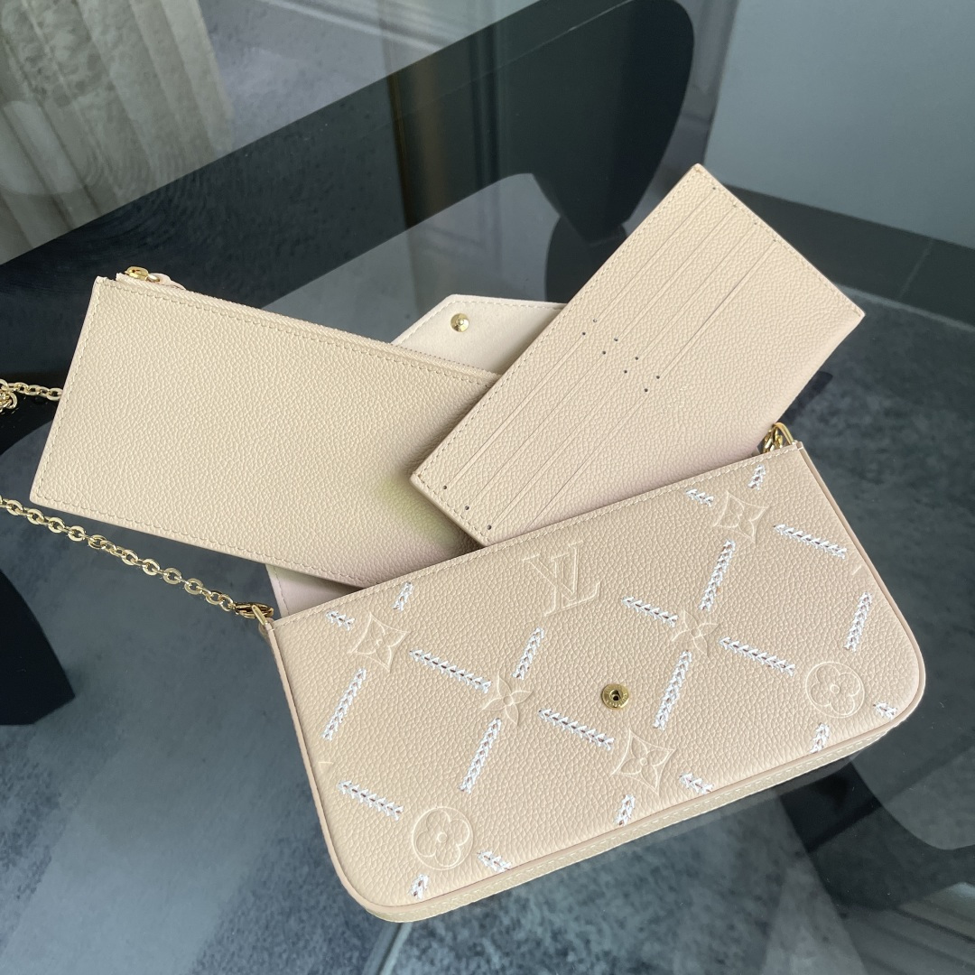 Louis Vuitton Felicie Pochette M29482 in Brown - Image 8