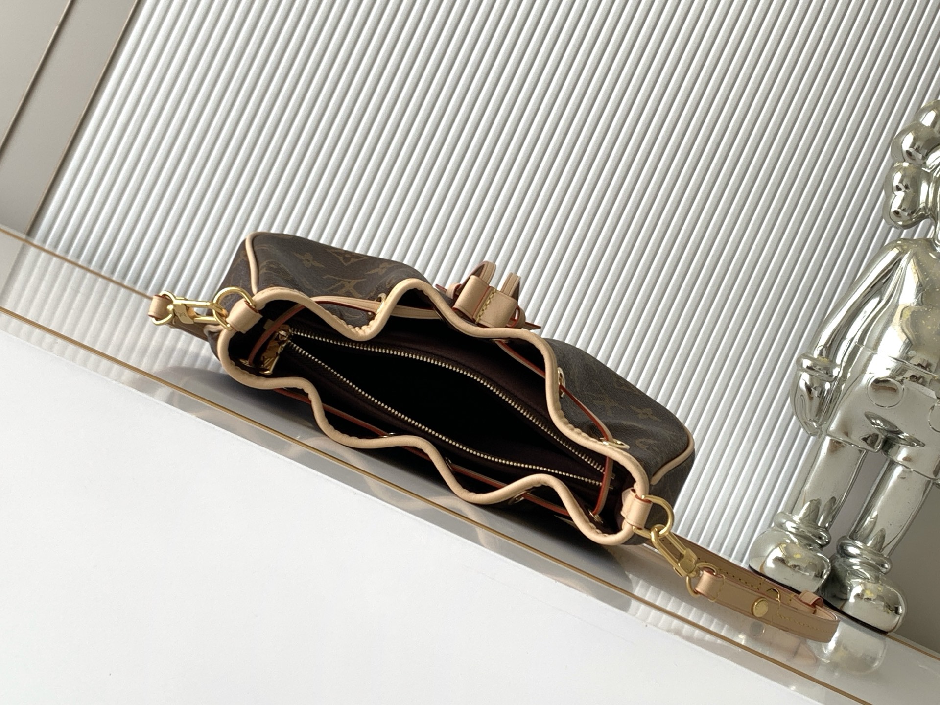 Nano Frivole Mini Shoulder Bag in Monogram Canvas - Image 8