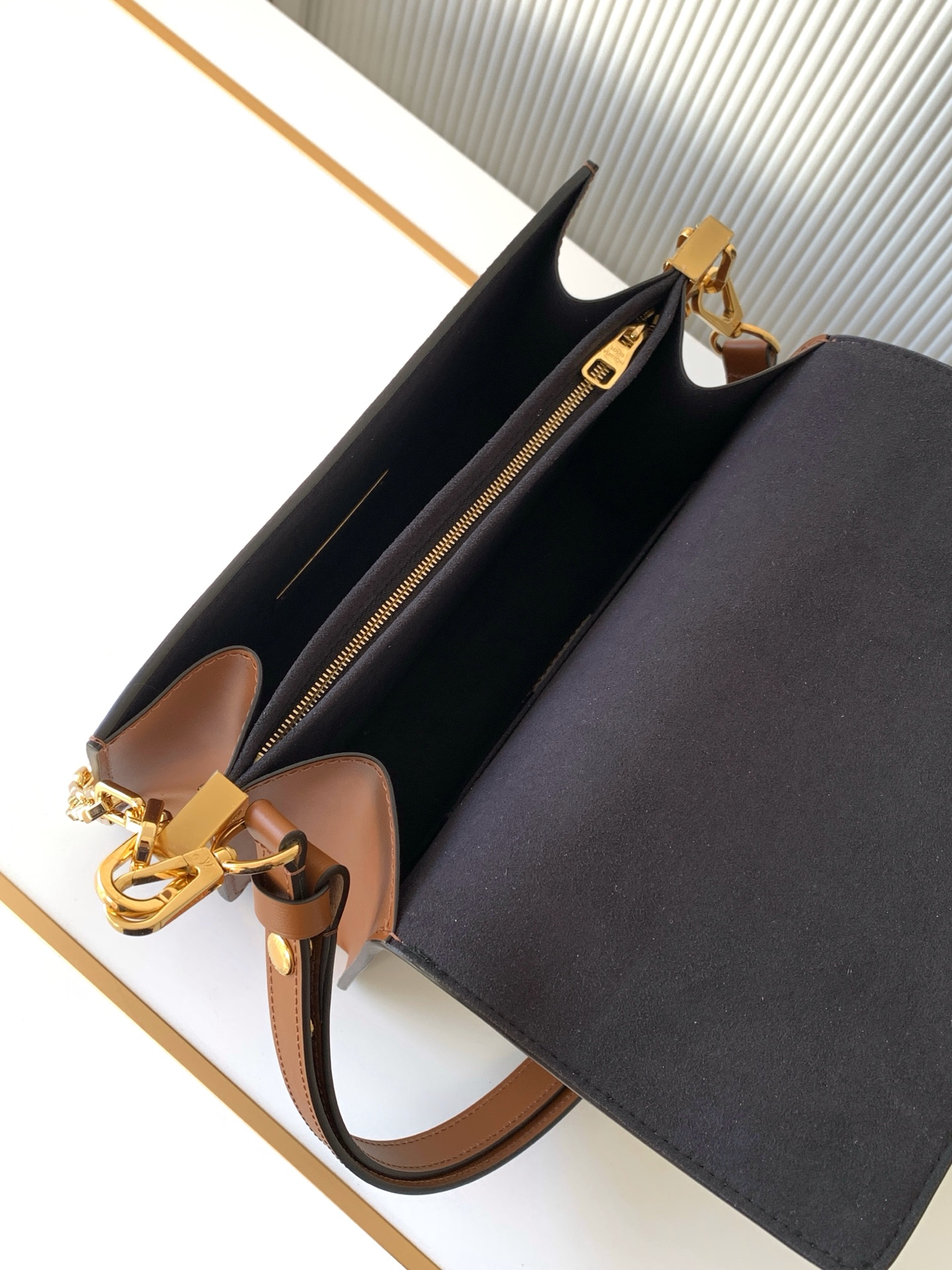 Louis Vuitton Dauphine Medium Handbag in Monogram and Monogram Reverse Canvas - Image 8