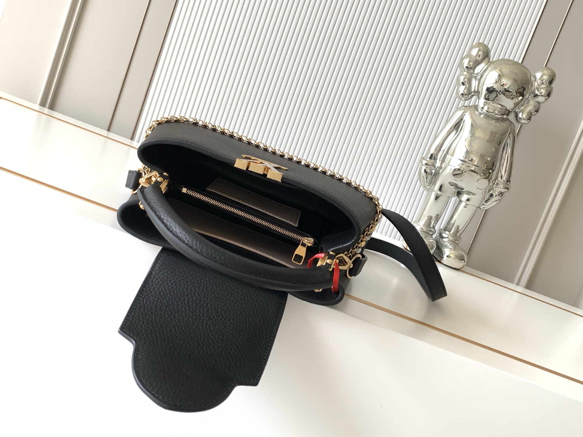 Louis Vuitton Capucines Handbag, LV Confetti Collection, M28197 - Image 8