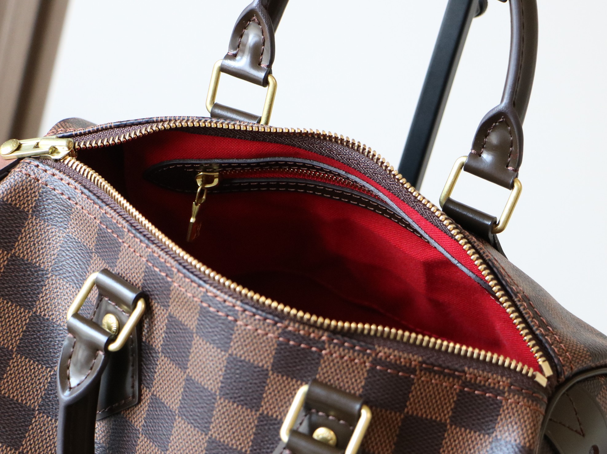 Louis Vuitton Speedy Handbag N41365 in Damier Canvas - Image 8