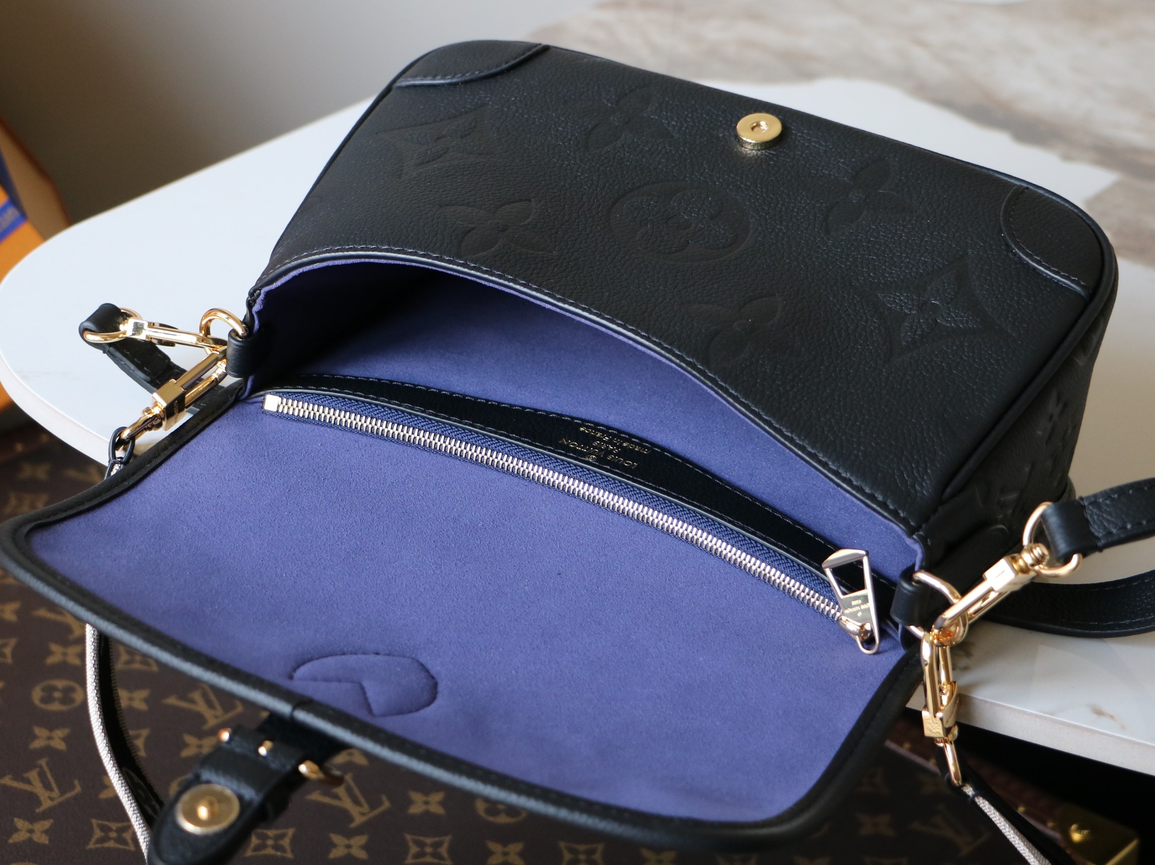 Louis Vuitton Diane Handbag in Monogram Empreinte Leather - Image 8
