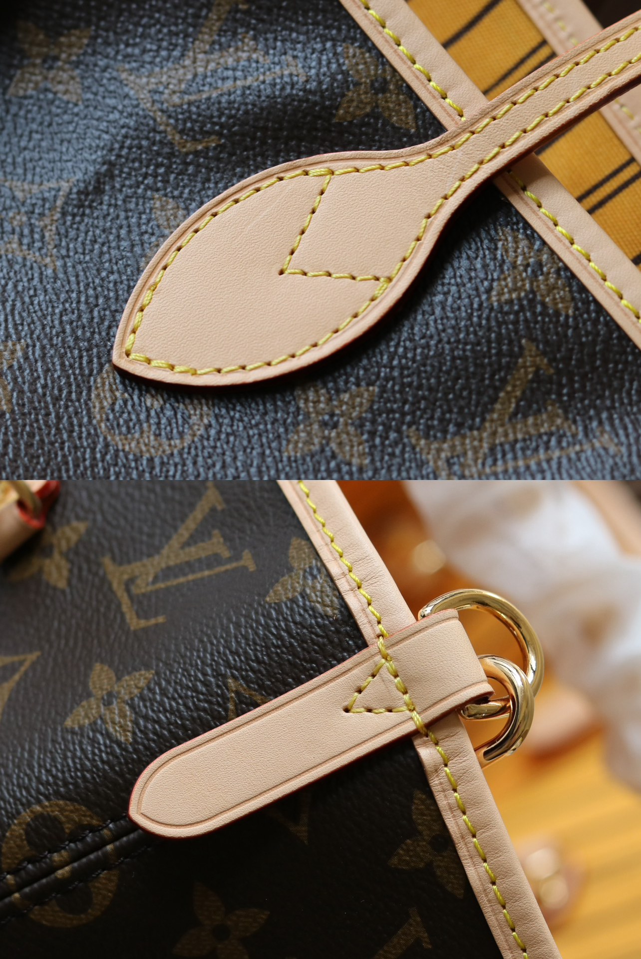 Louis Vuitton Neverfull MM Tote Bag in Damier Azur Canvas - Image 8