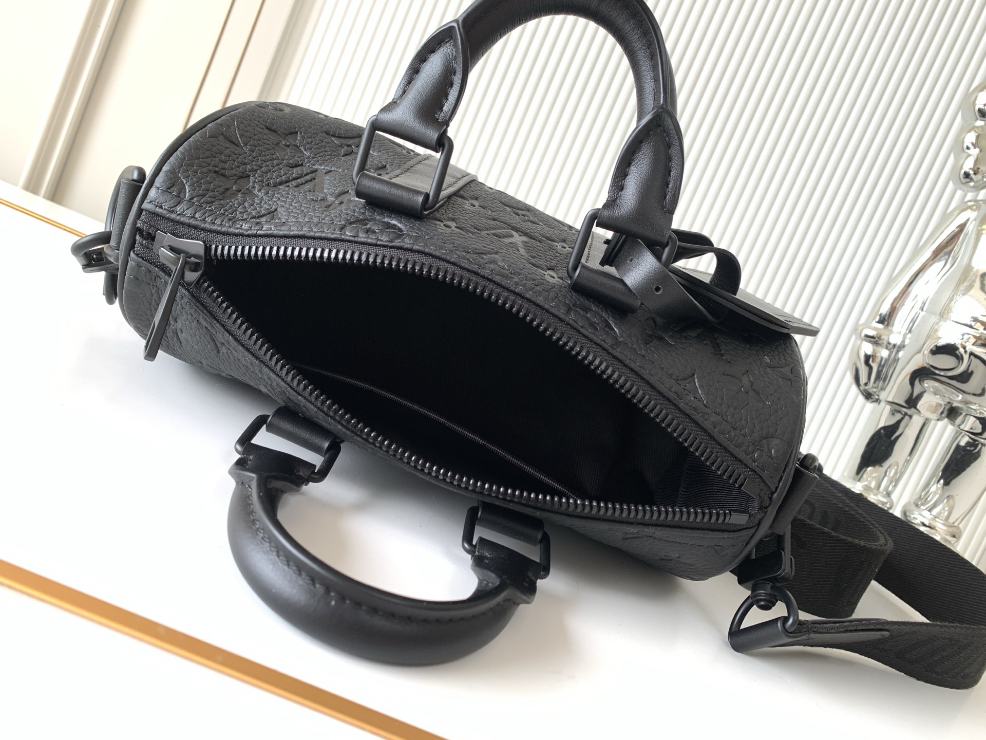 Louis Vuitton Keepall Mini Taurillon Monogram Leather Bag - Image 8