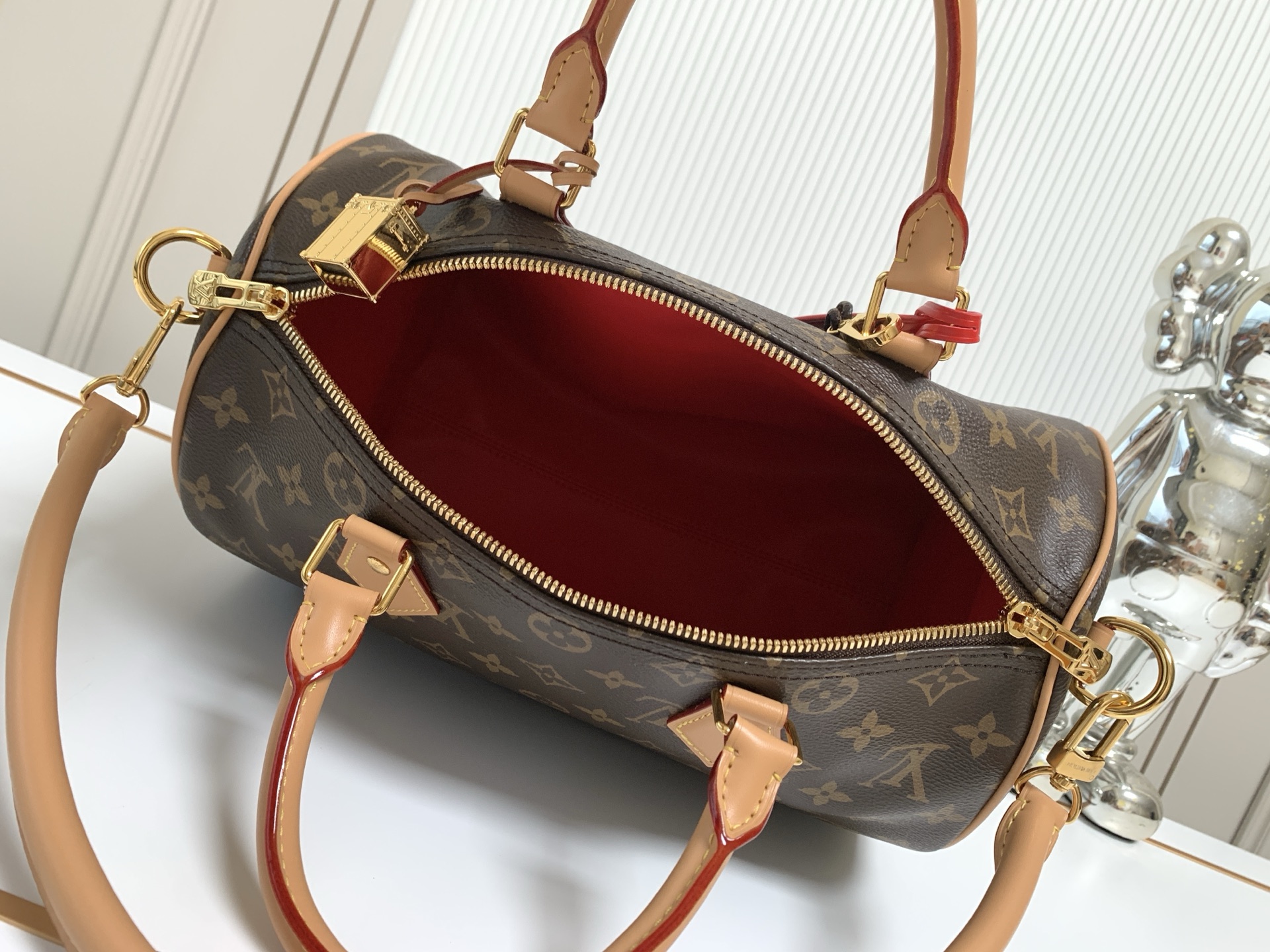 Louis Vuitton Speedy Soft 30 Crafty Monogram Handbag - Image 8