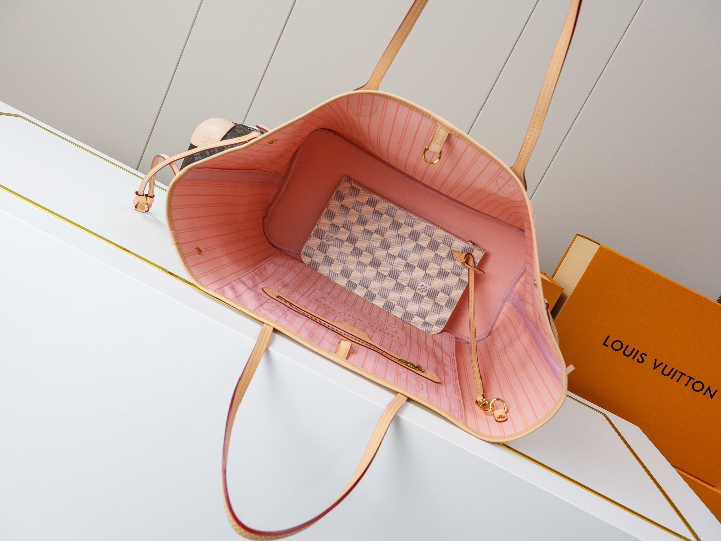 Louis Vuitton Neverfull GM Tote Bag in Damier Azur Canvas - Image 8