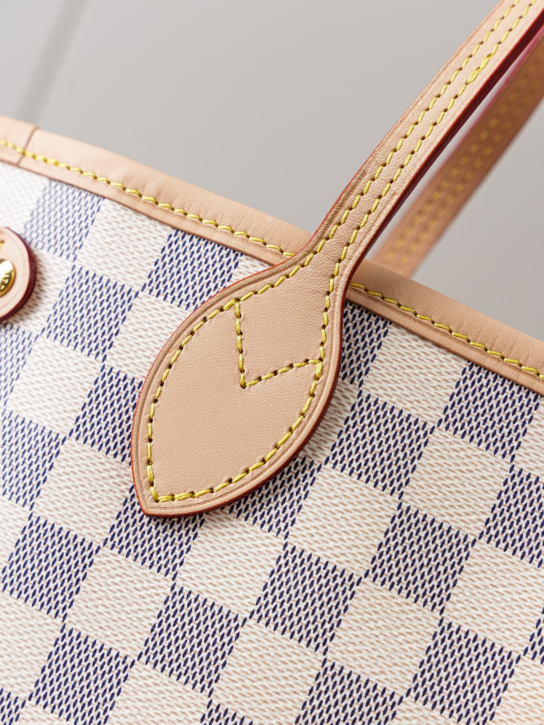 Louis Vuitton Neverfull Small Tote Bag in Damier Azur Canvas - Image 8