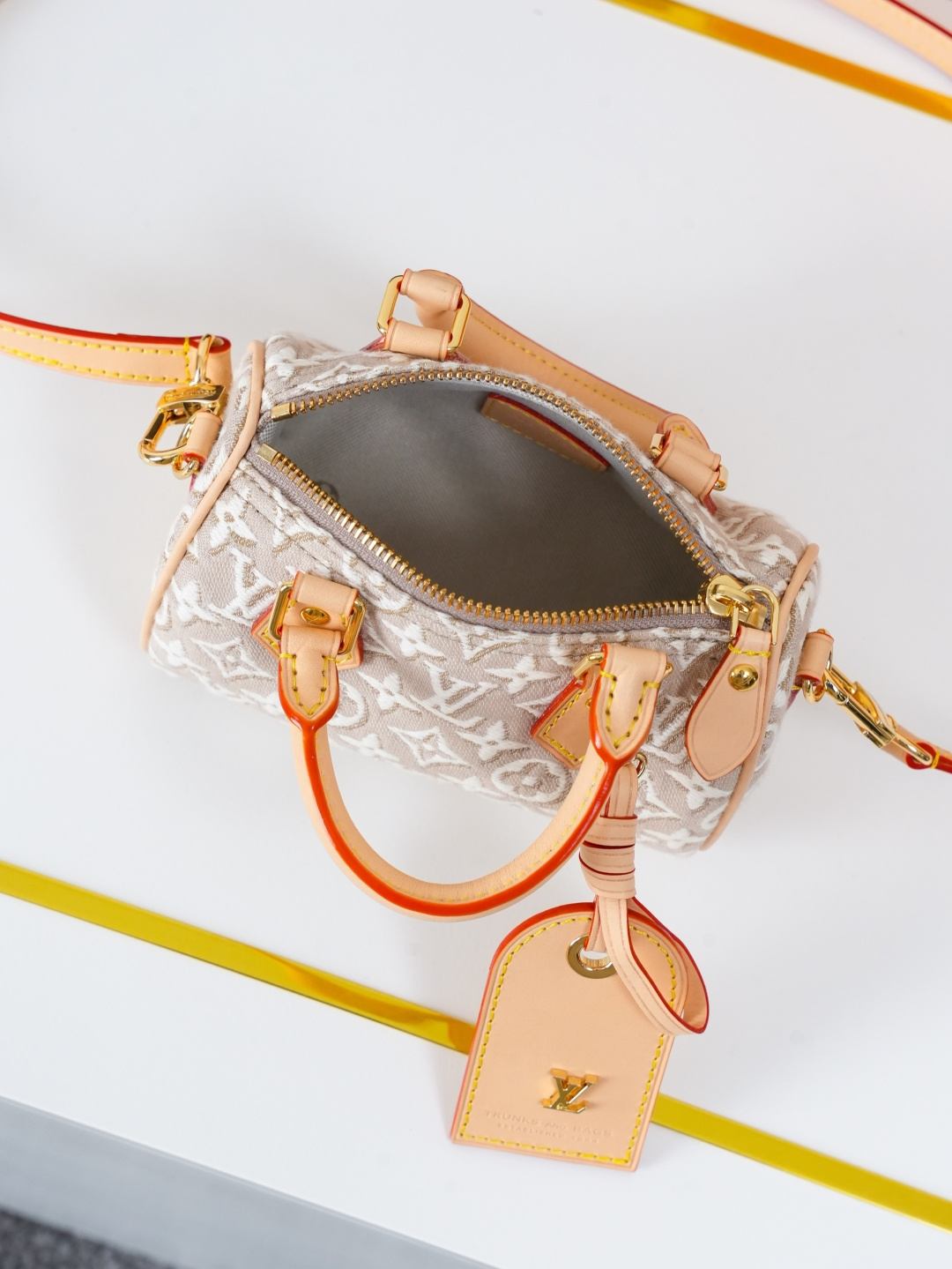 Louis Vuitton Nano Speedy Monogram Emblème Handbag - Image 8