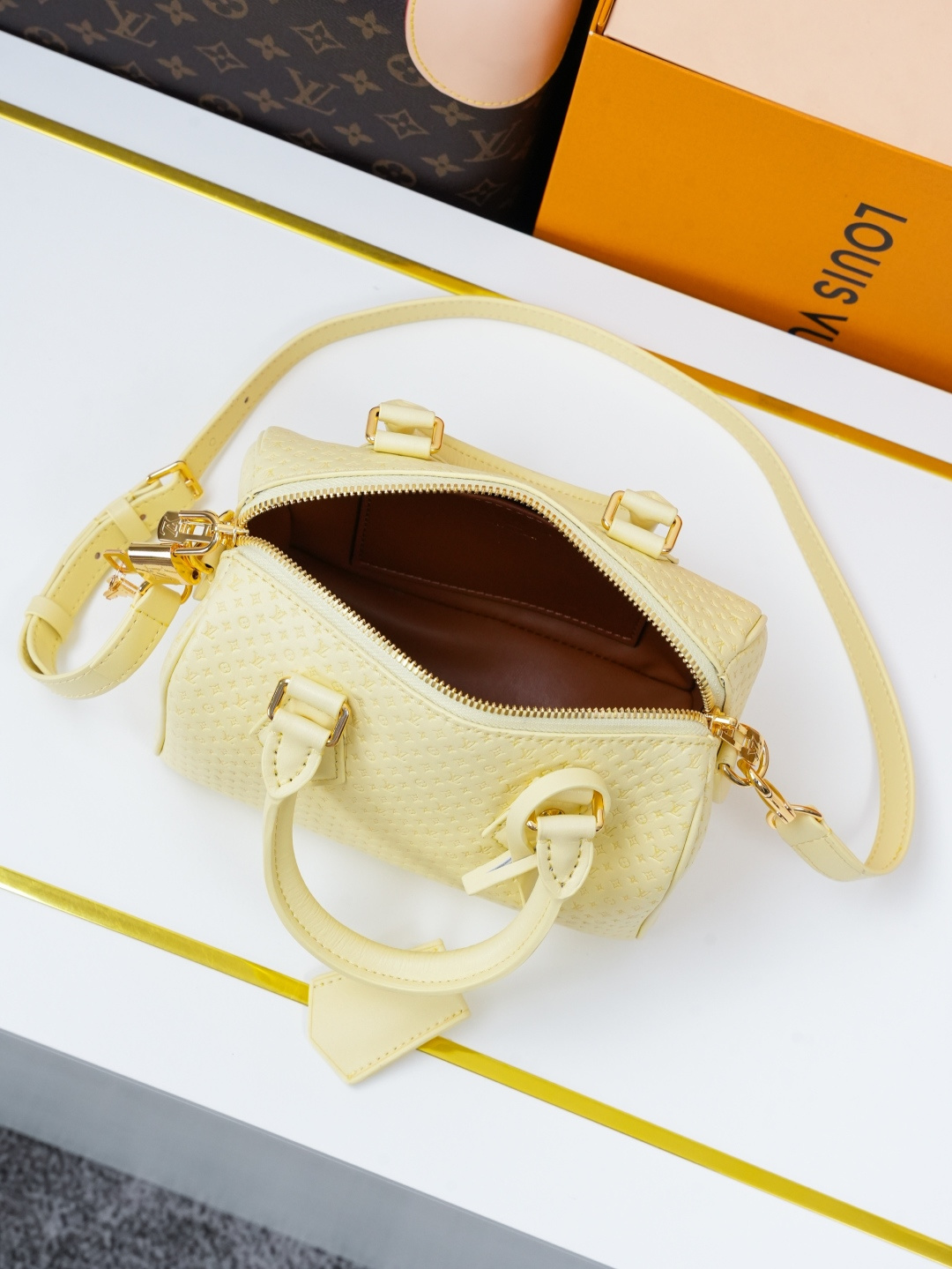Speedy Bandoulière 20 Minigram Resort Handbag - Image 8