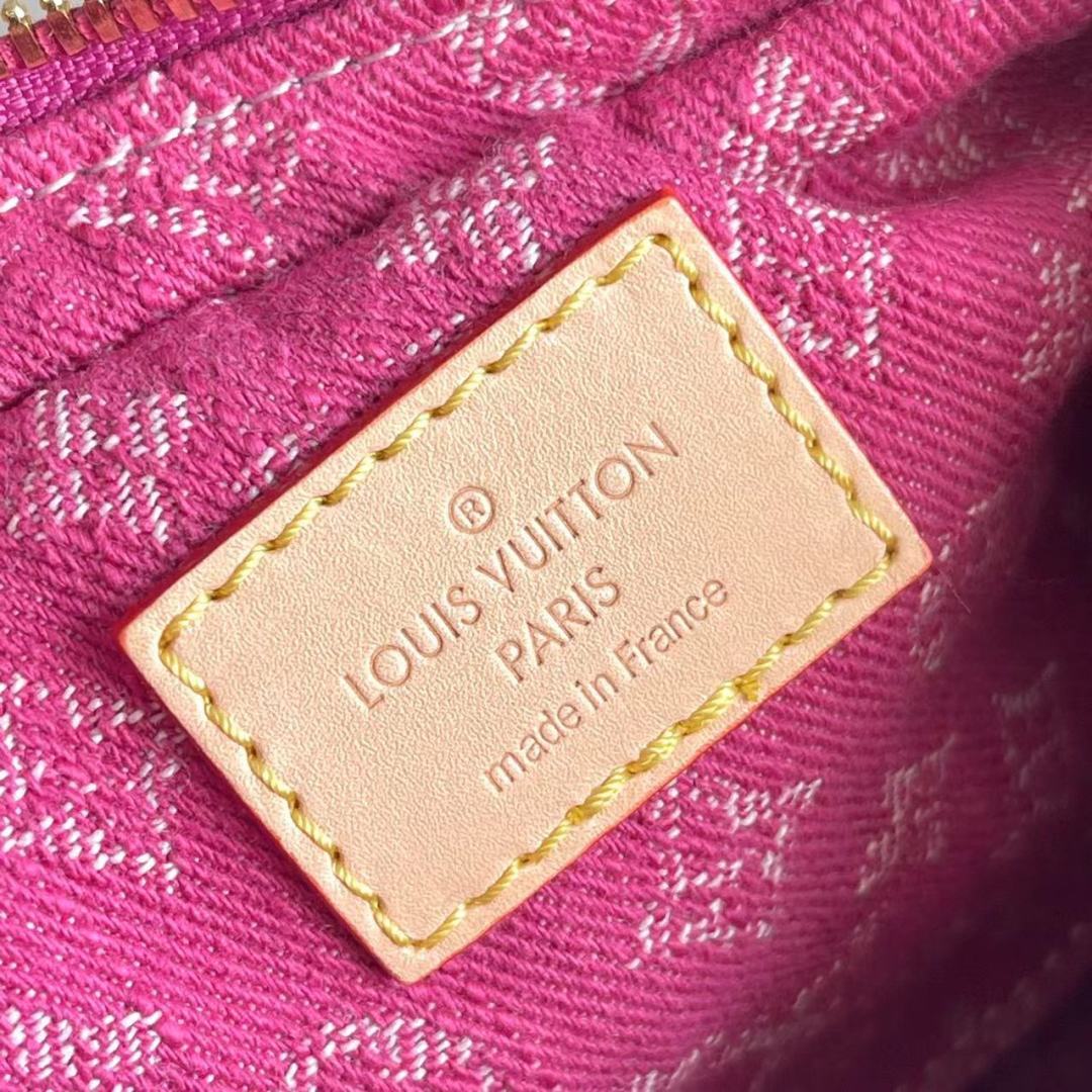 Louis Vuitton Pochette Valley Handbag - Rose Pink - Image 8